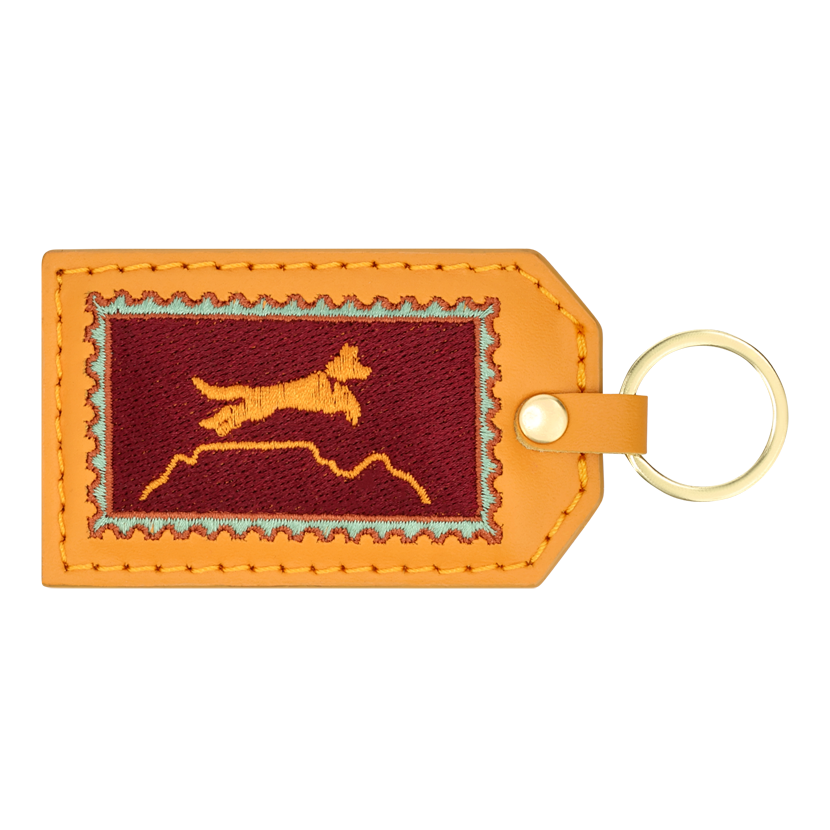 Embroidered Keyring | Kumquat