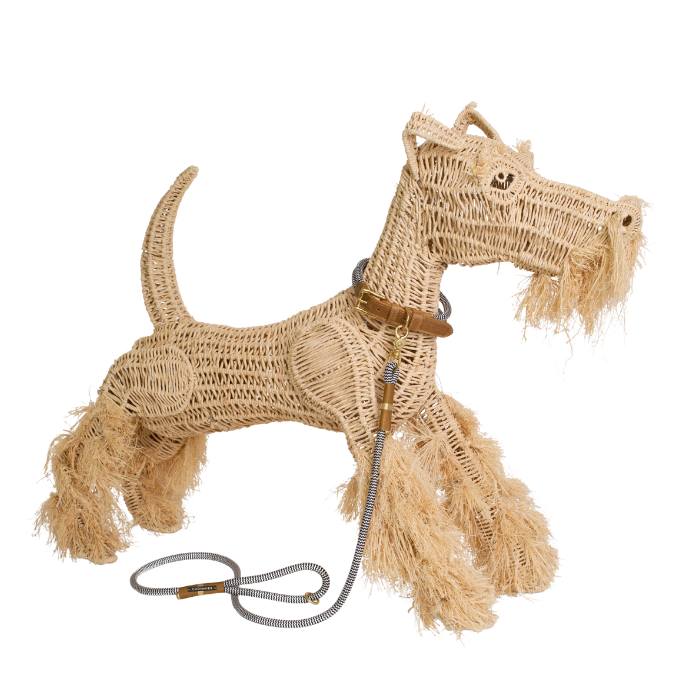 Robinson Raffia Dog | Large