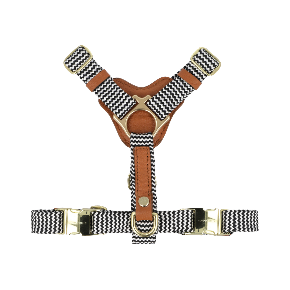 Adjustable Leather Dog Harness | Cognac West