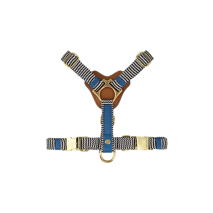 Adjustable Dog Leather Dog Harness | Bloublommetjie