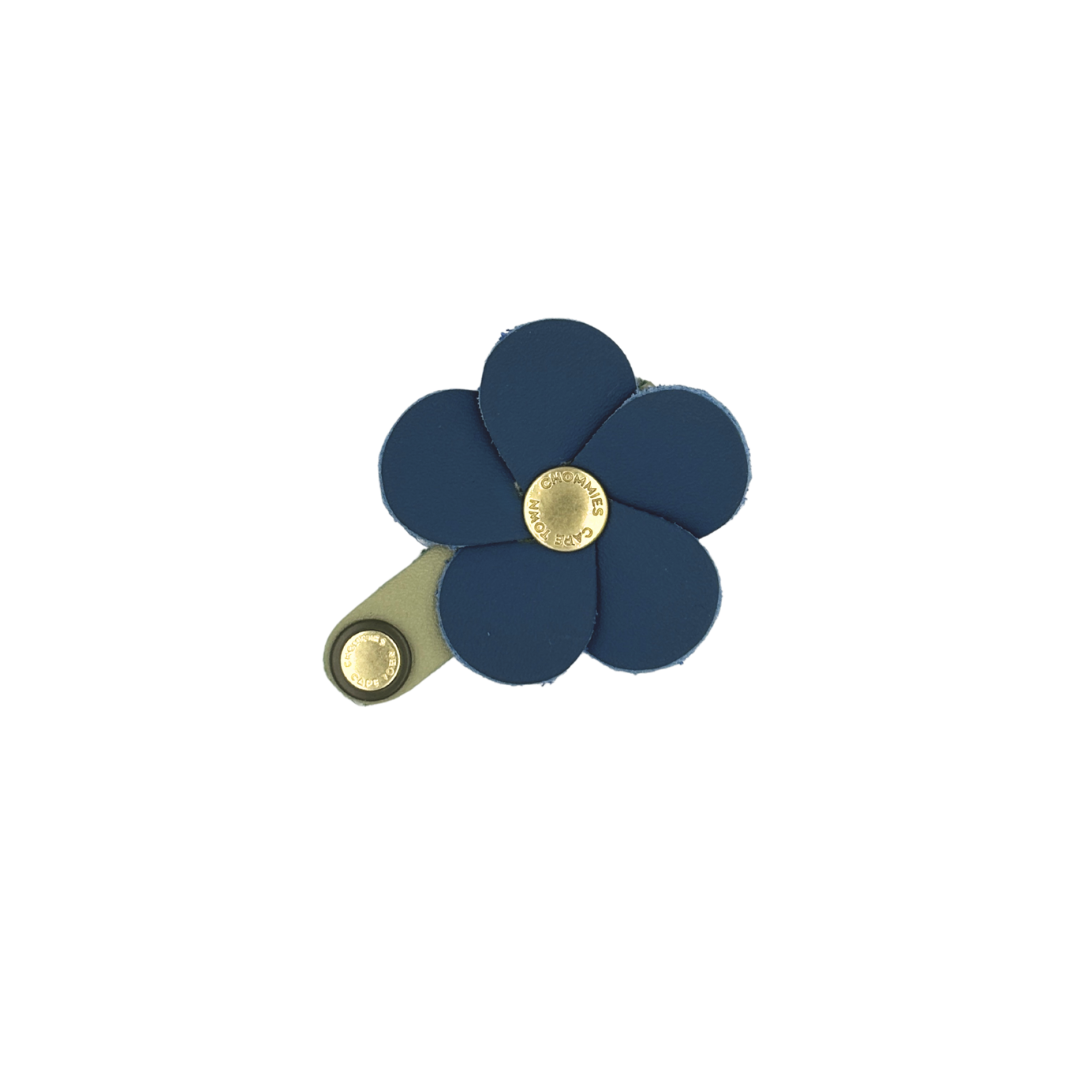 Leather Flower Charm
