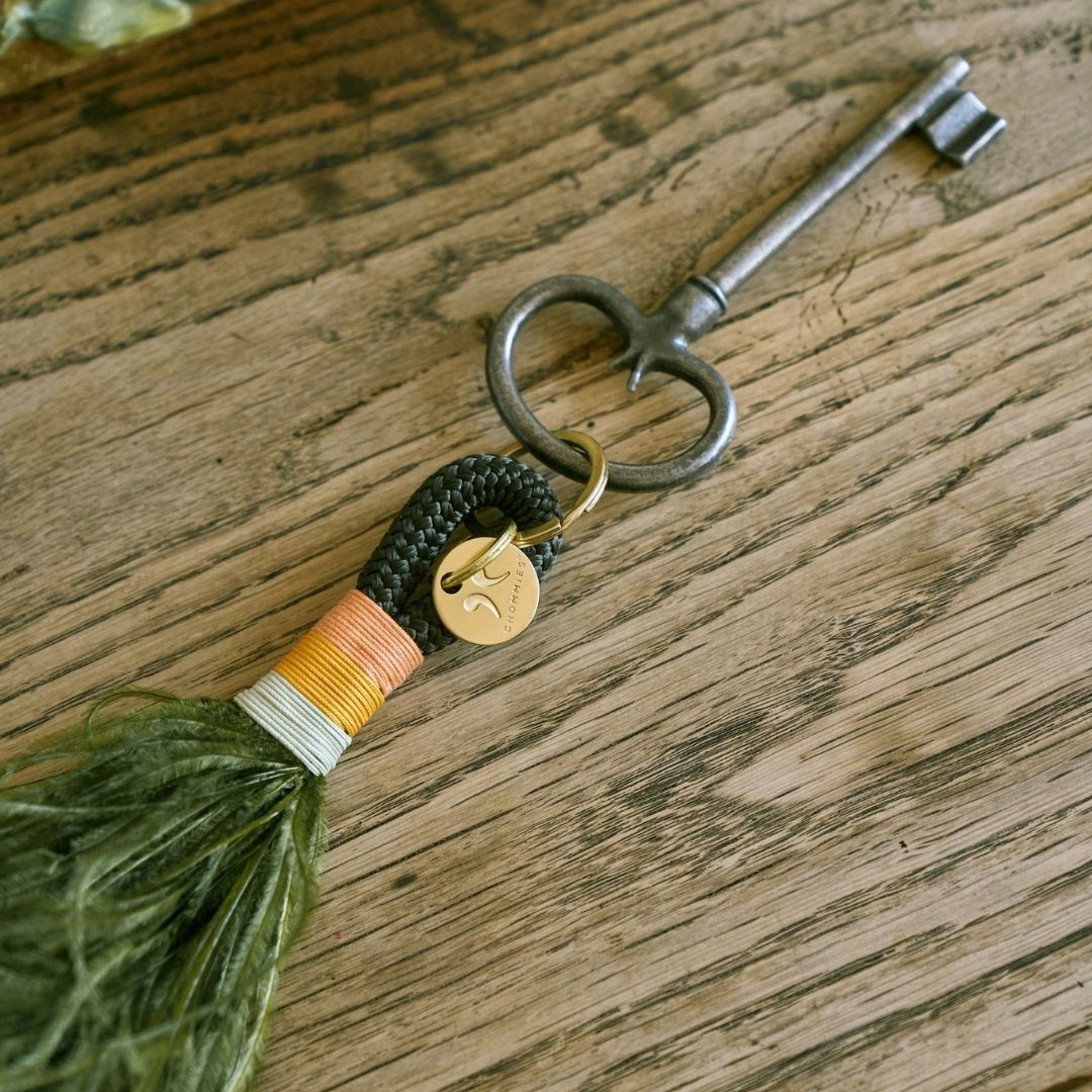 Feather Keyring | Spring
