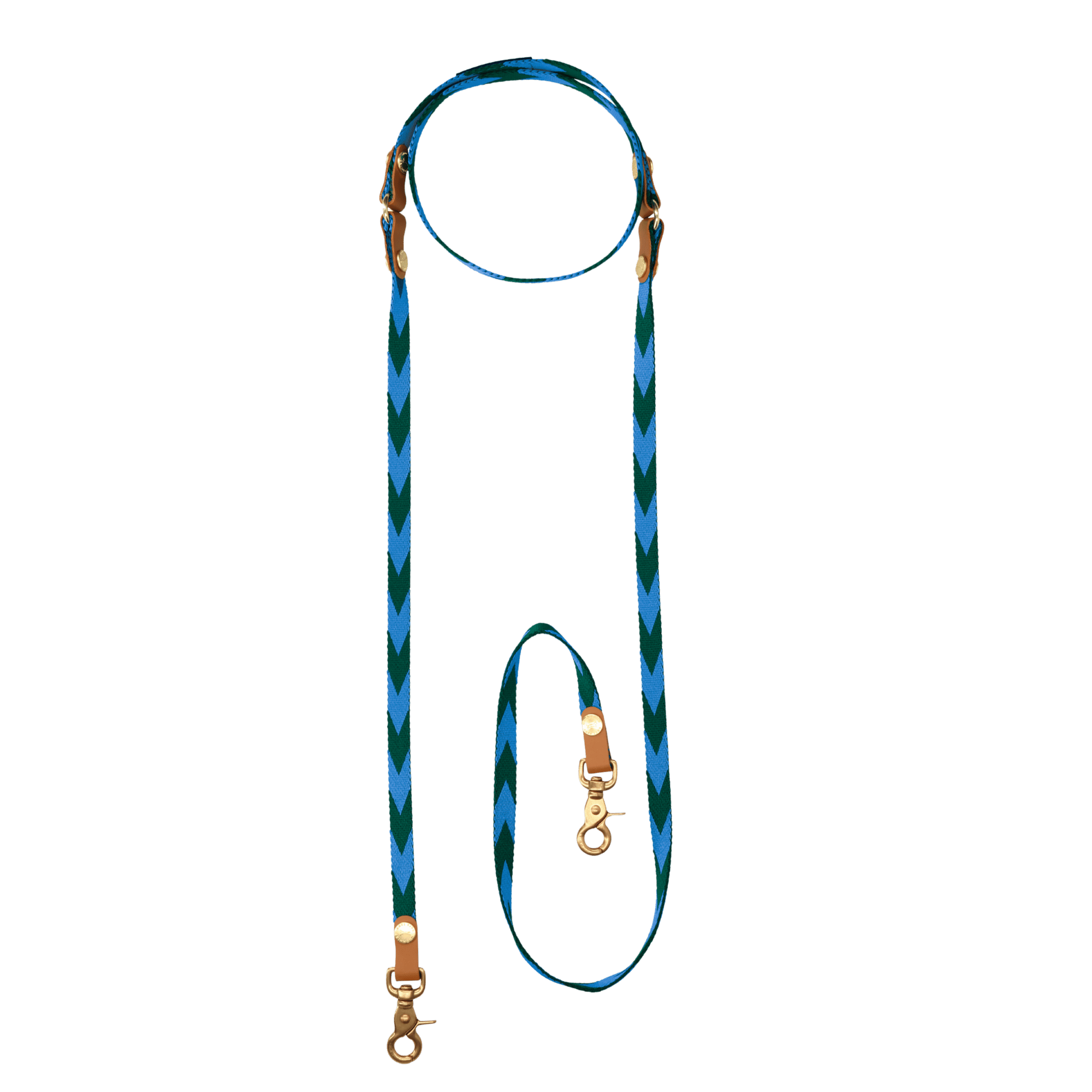 HandsFree Dog Leash | Blue & Green Mini