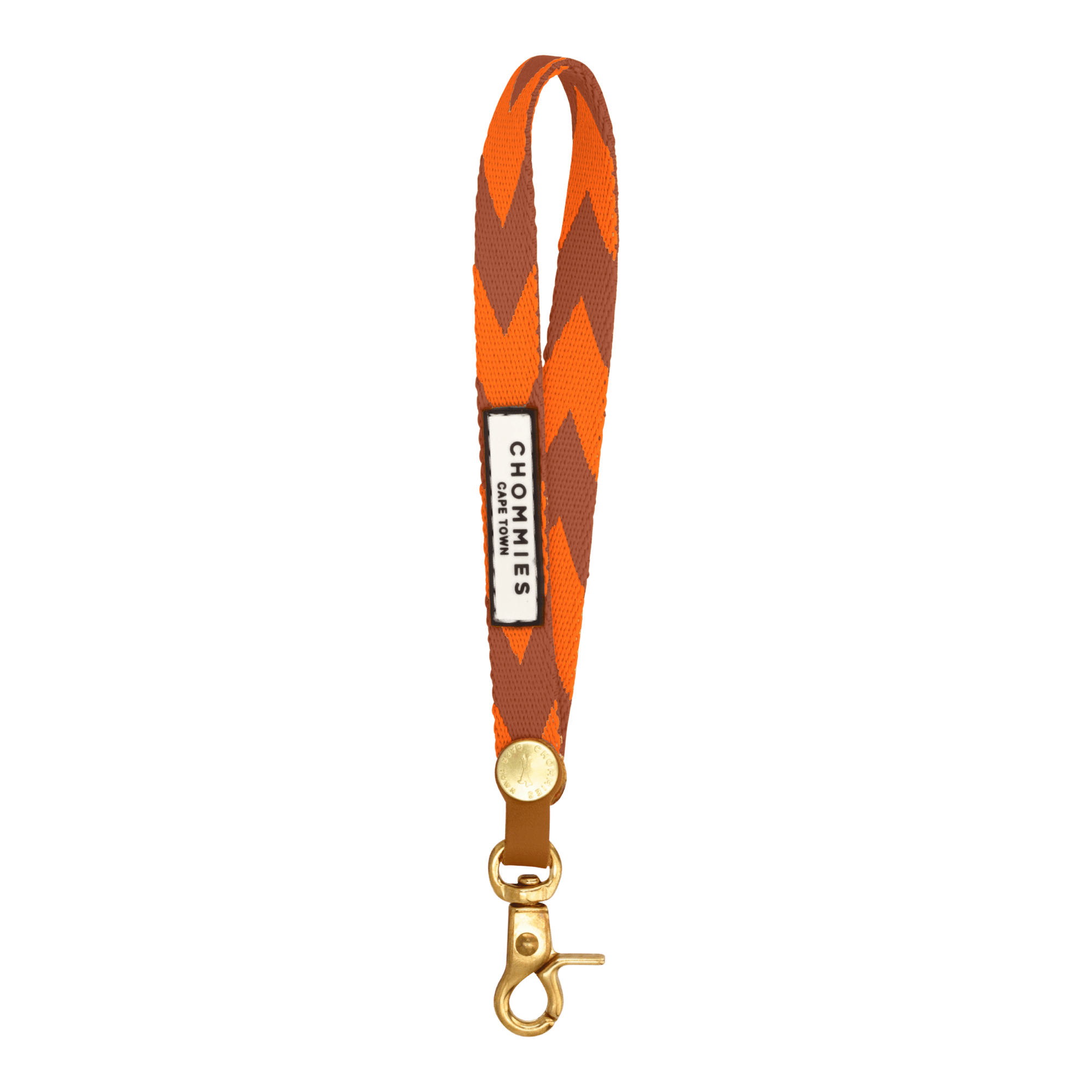 Handle Keyring | Orange & Cognac
