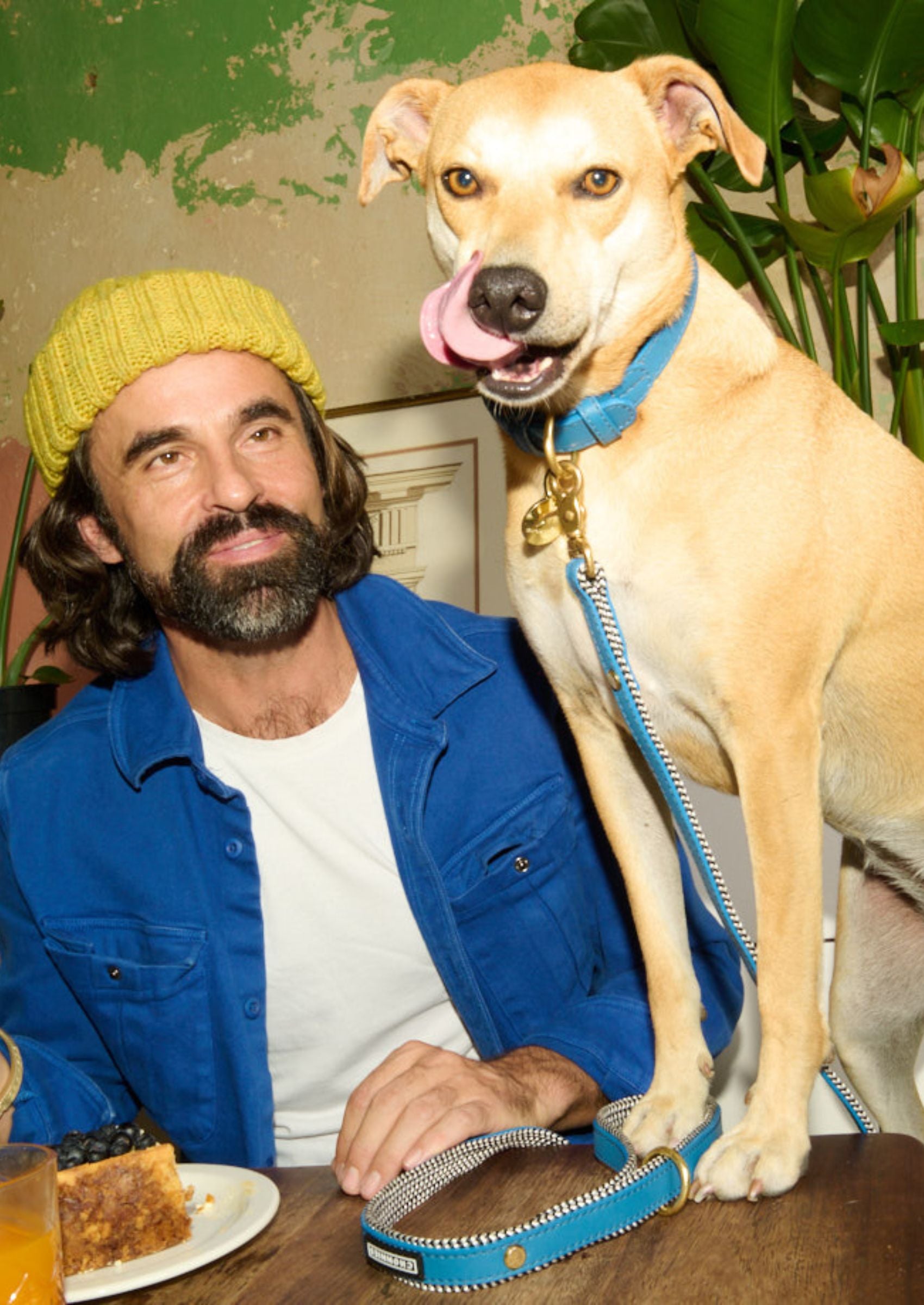 Adjustable Leather Dog Collar | Bloublommetjie