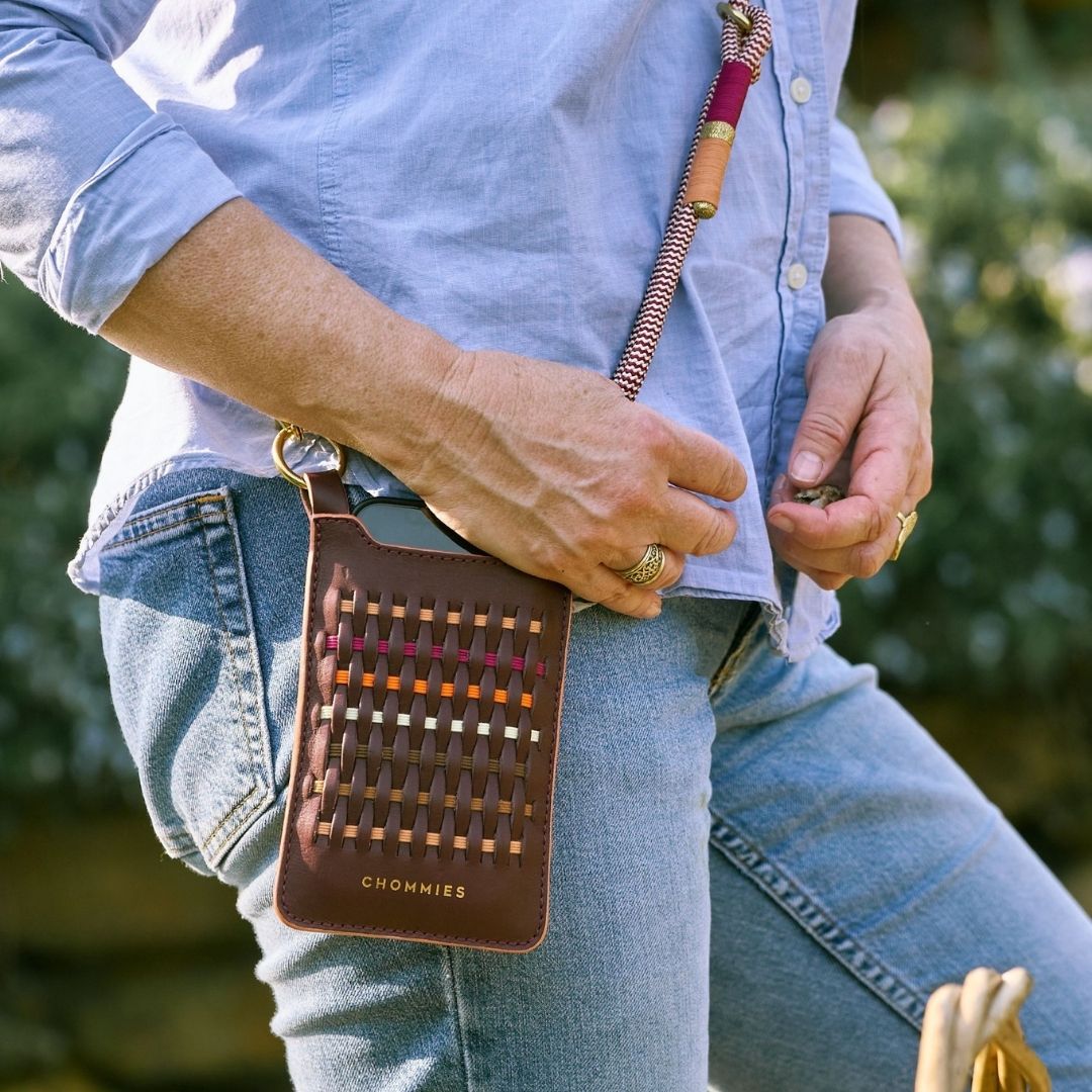 Woven Phone Pouch | Autumn