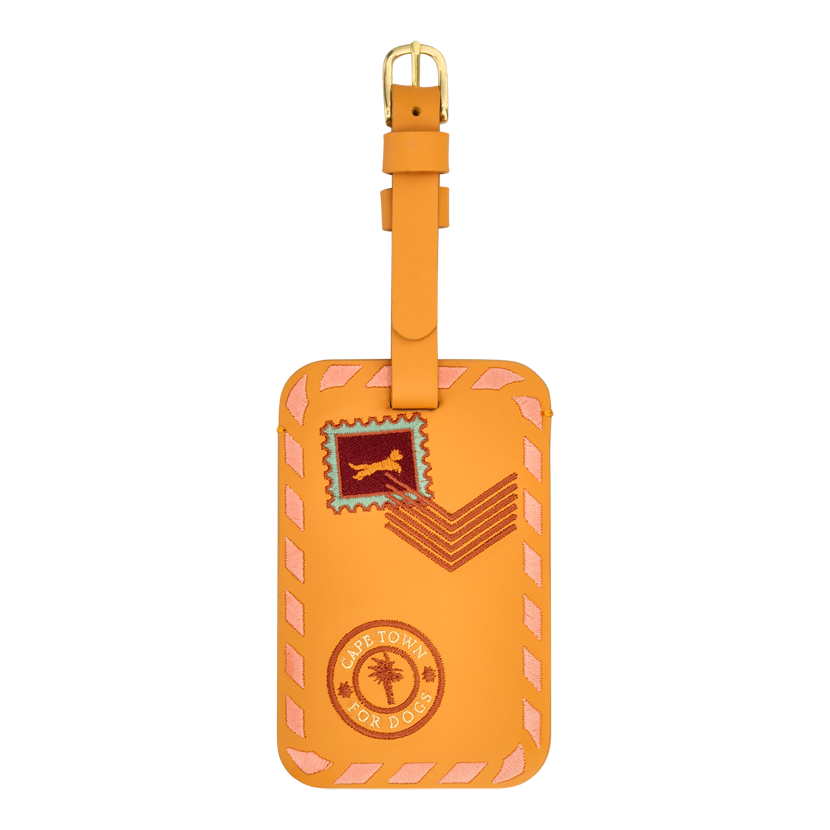 Embroidered Luggage Tag | Kumquat