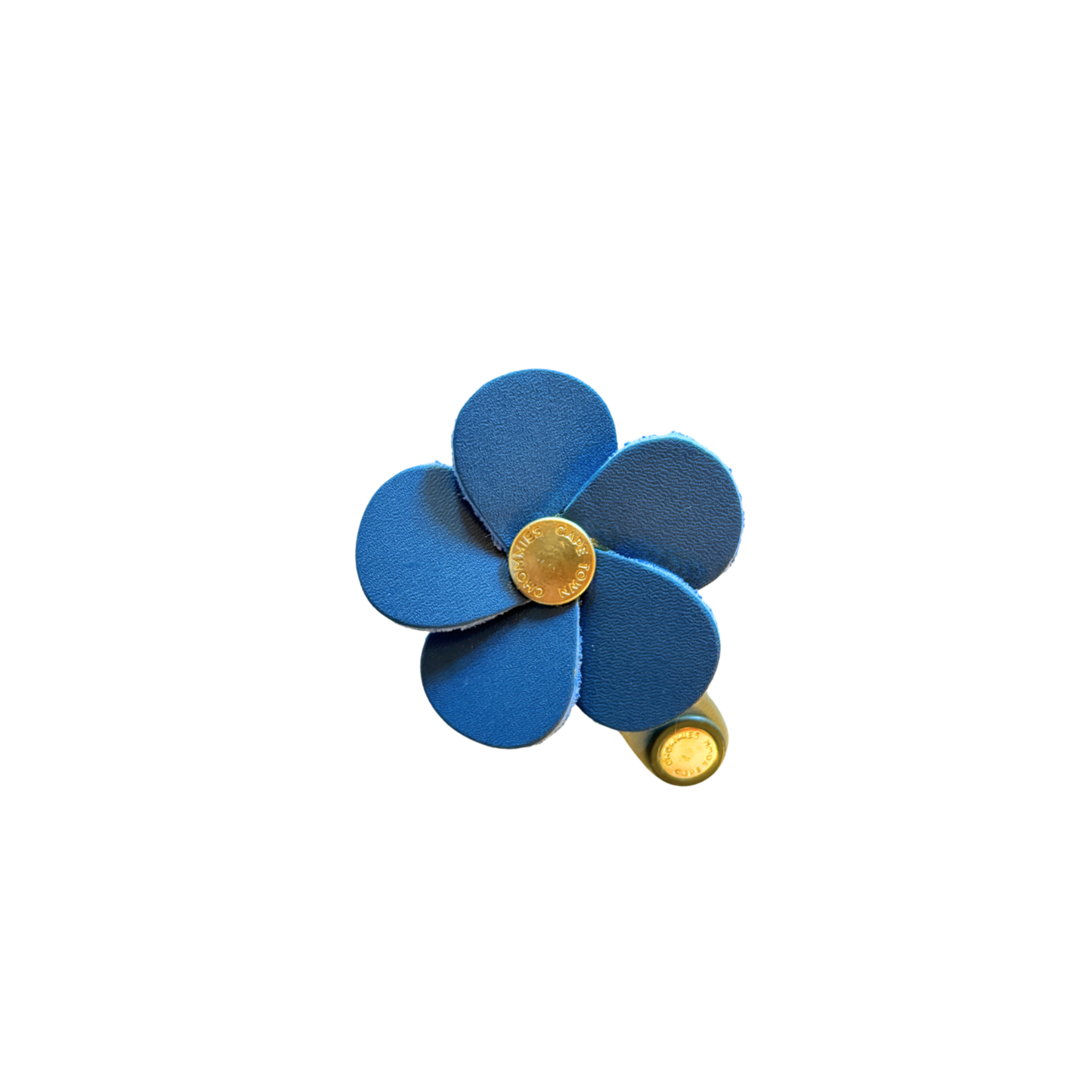 Leather Flower Charm