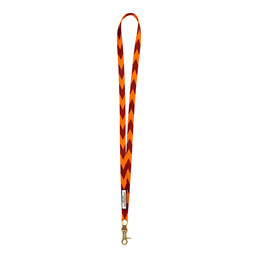 Lanyard | Orange & Cognac