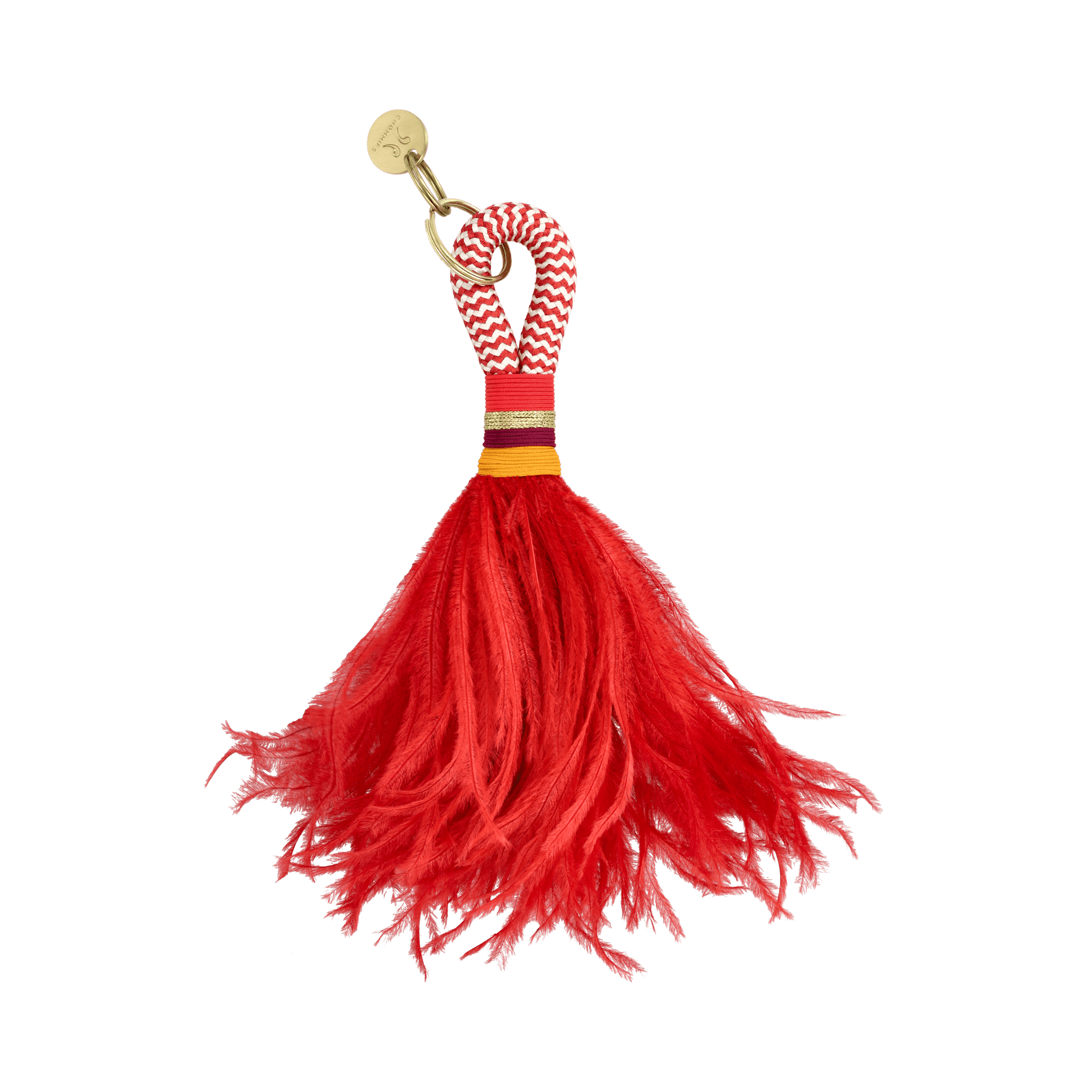 Chommies Feather Keyring | Fezzy
