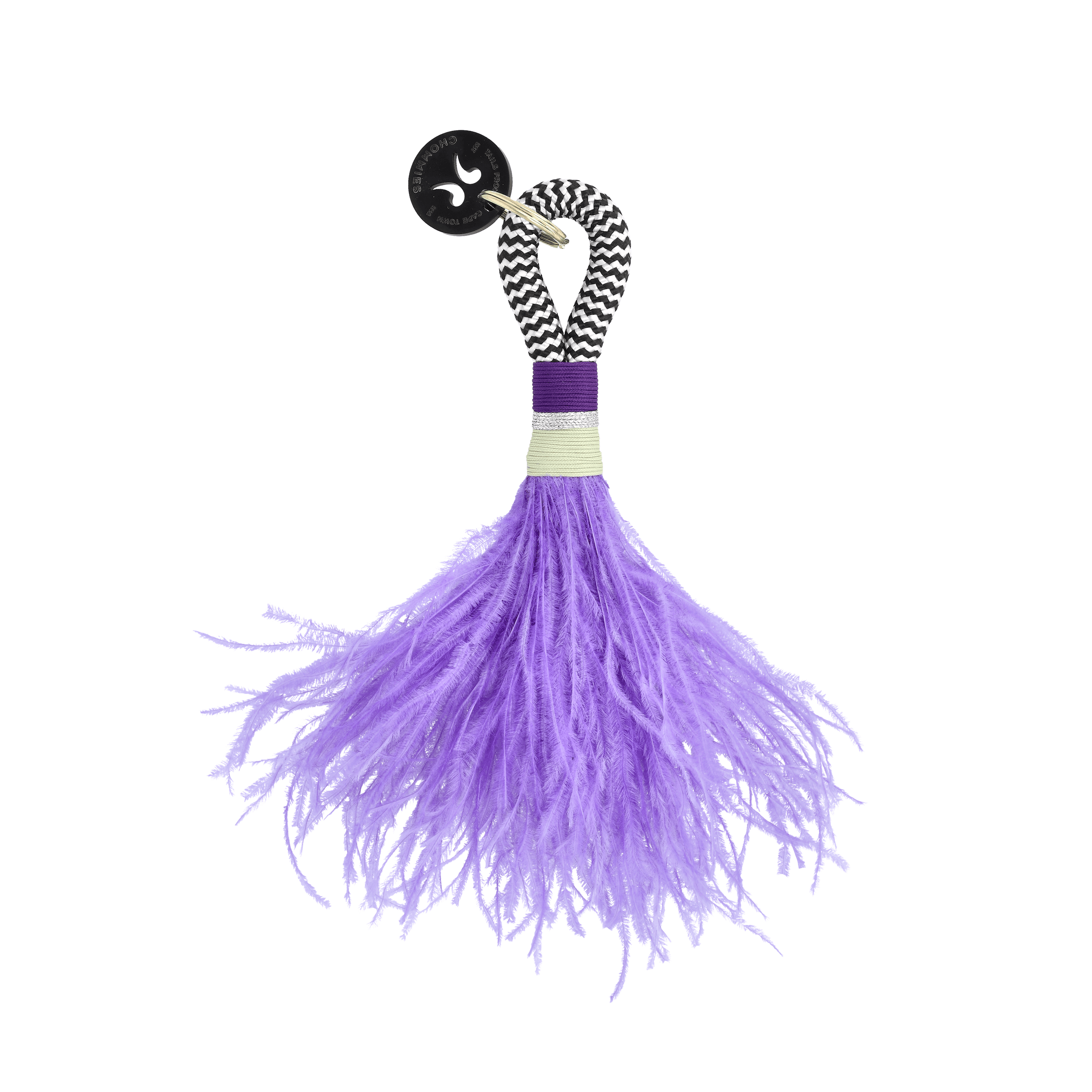 Chommies Feather Keyring | Iris