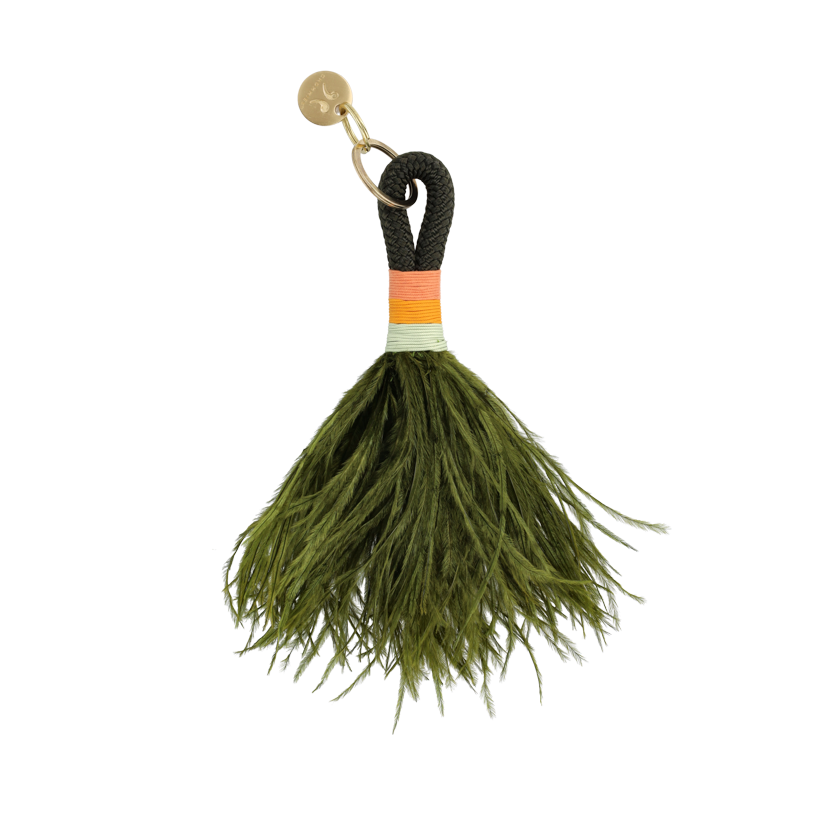 Feather Keyring | Spring