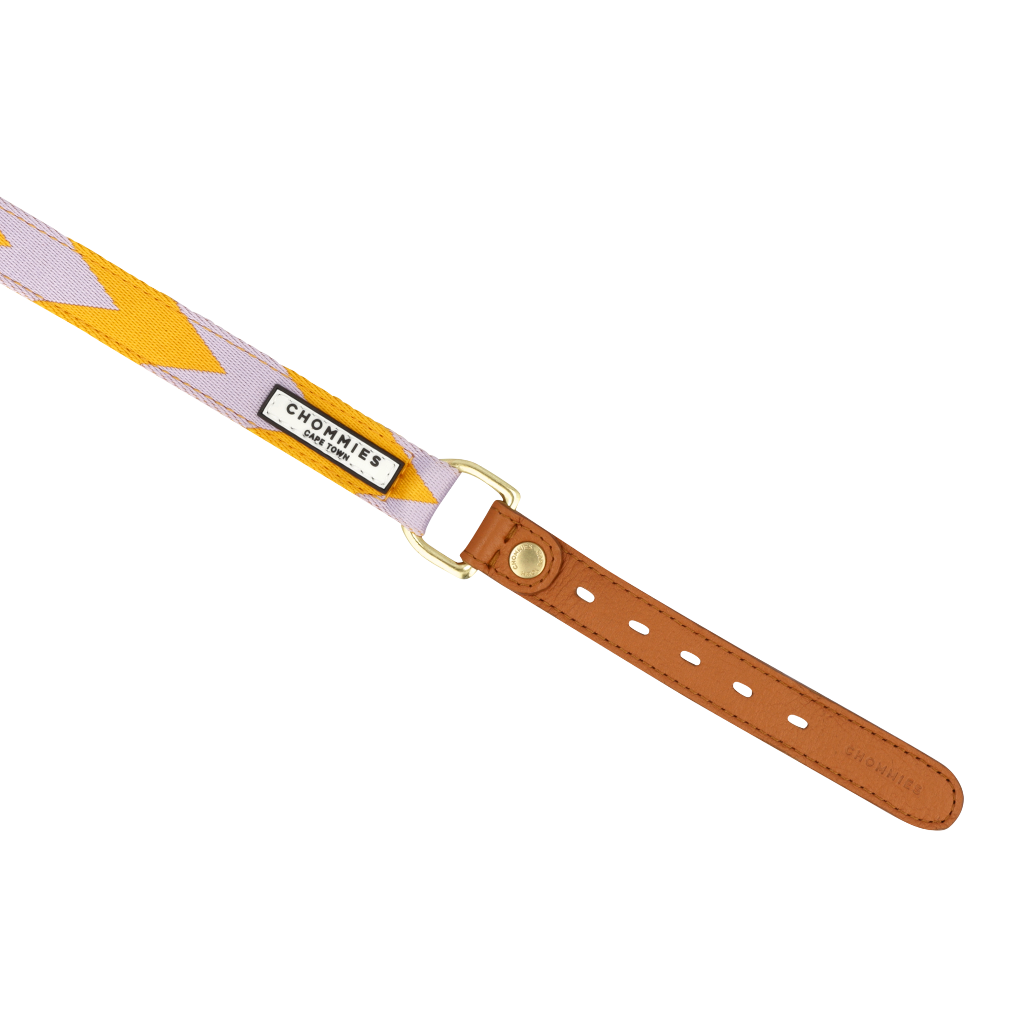 Adjustable Dog Collar | Lilac & Yellow