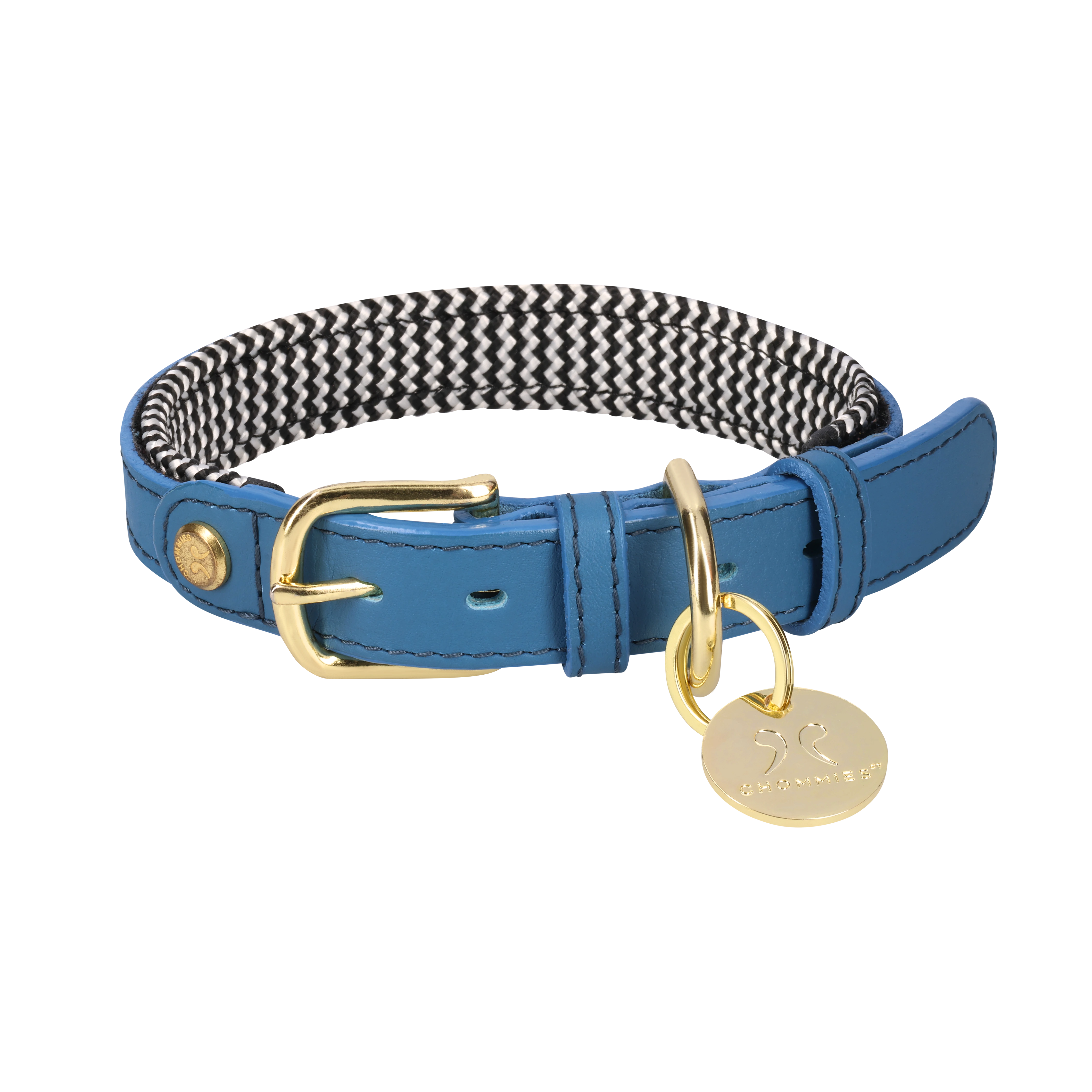 Adjustable Leather Dog Collar | Bloublommetjie