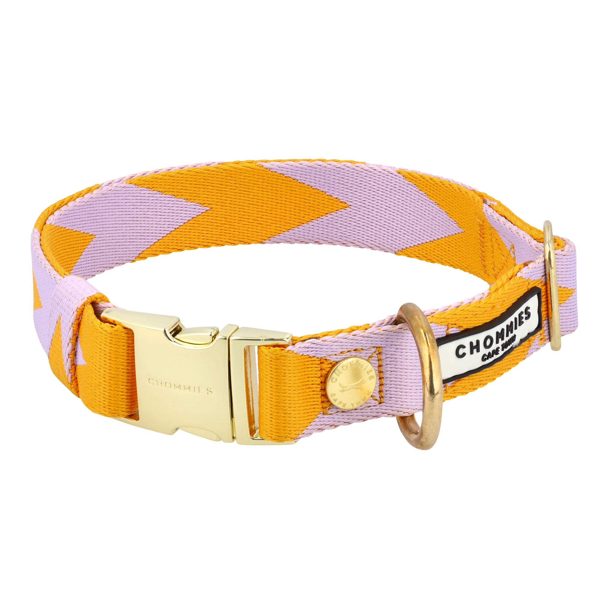 Adjustable Quick-Release Collar | Lilac & Yellow