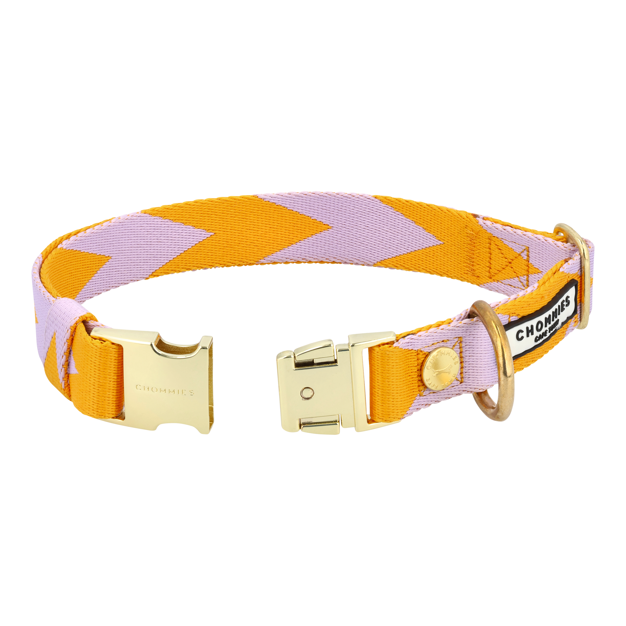 Adjustable Quick-Release Collar | Lilac & Yellow