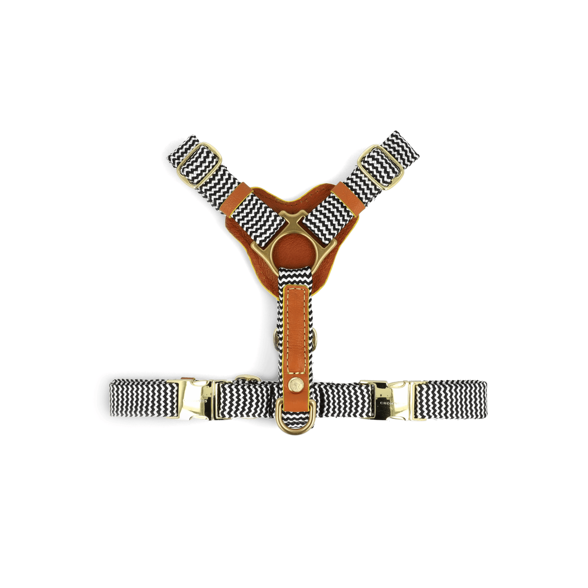 Adjustable Leather Dog Harness | Cognac West