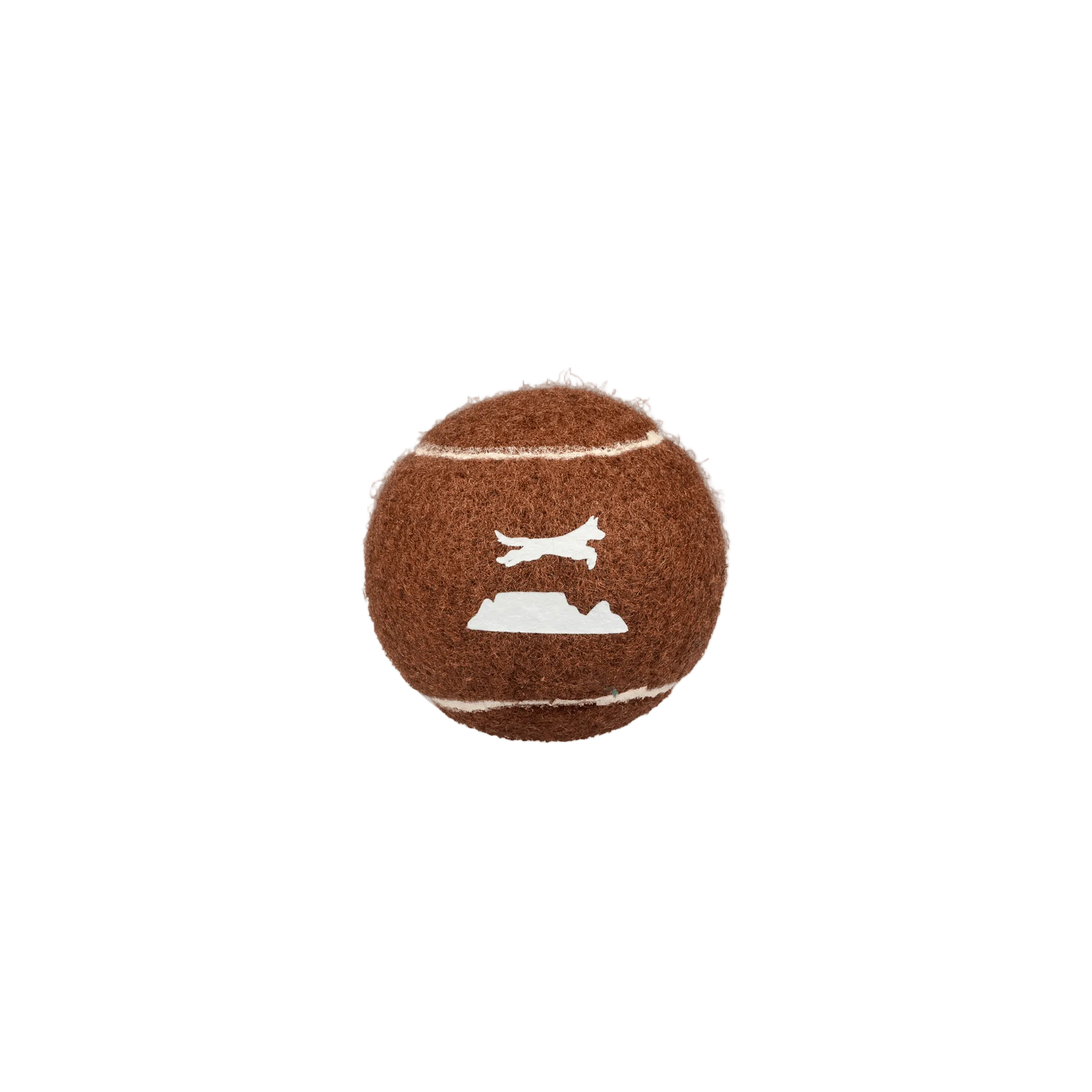 Chommies Branded Tennis Ball | Chocolate Brown