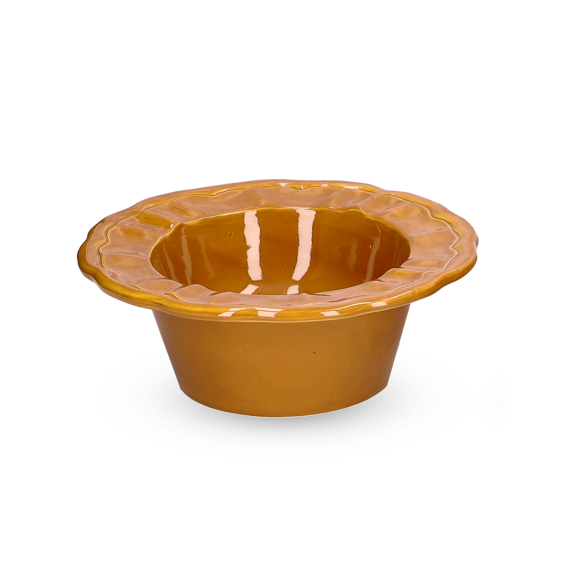 Ceramic Boujee Dog Bowl | Crème Brulee