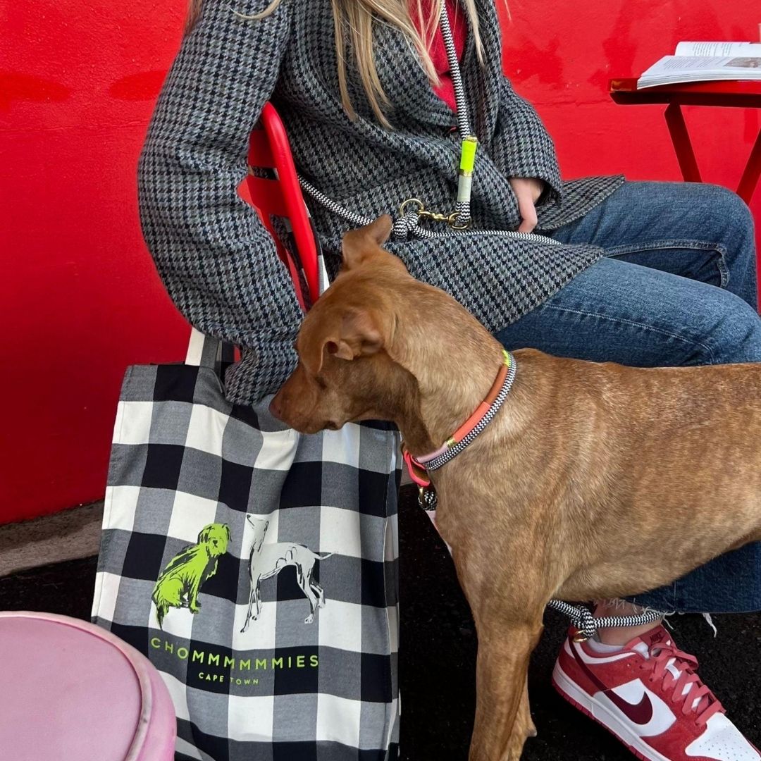 Chommies Tote Bag | Checkered