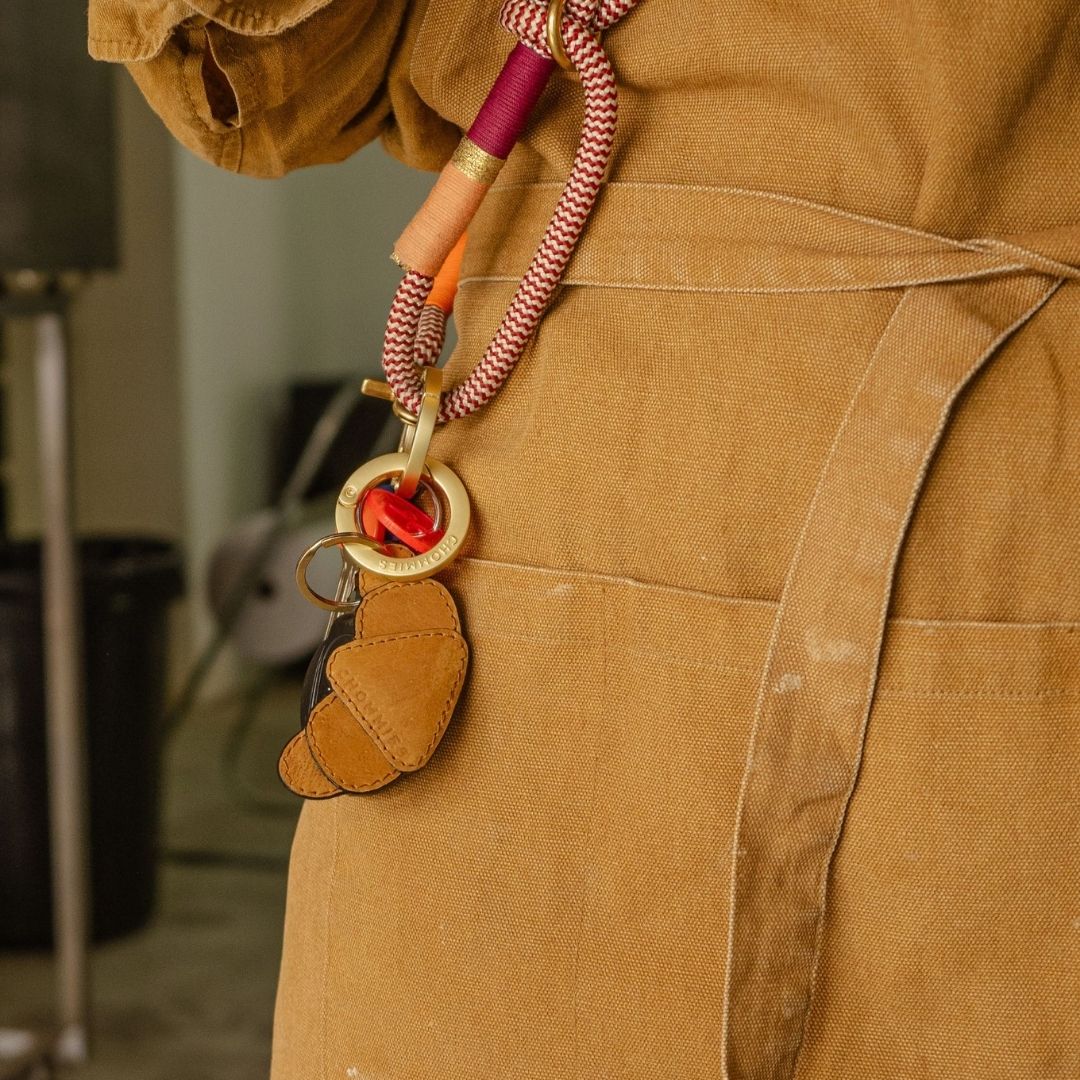 Croissant Keyring