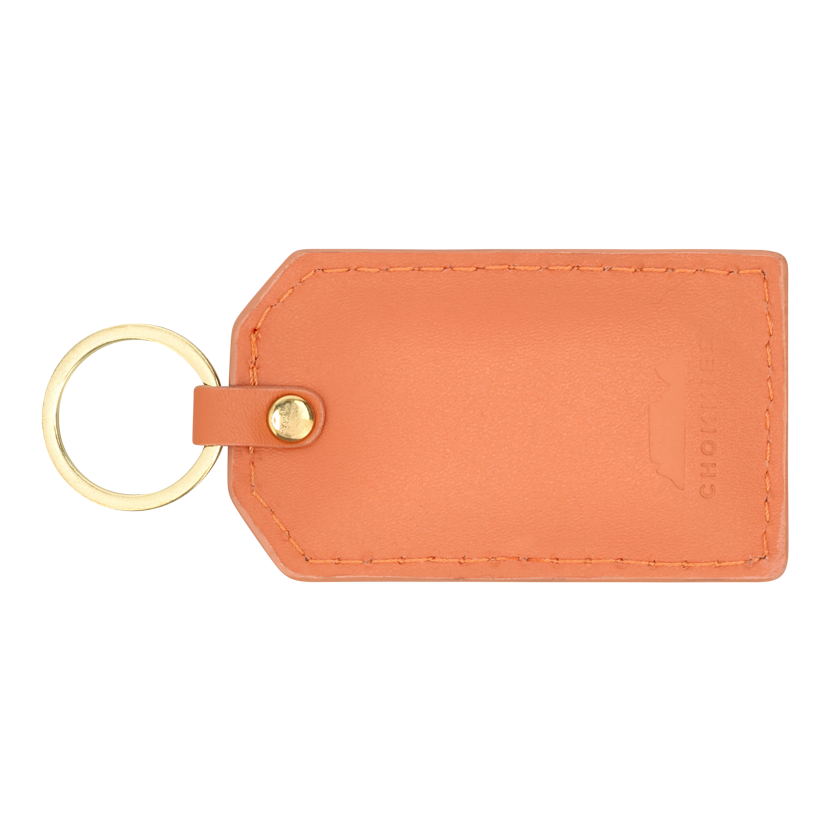 Embroidered Keyring | Apricot