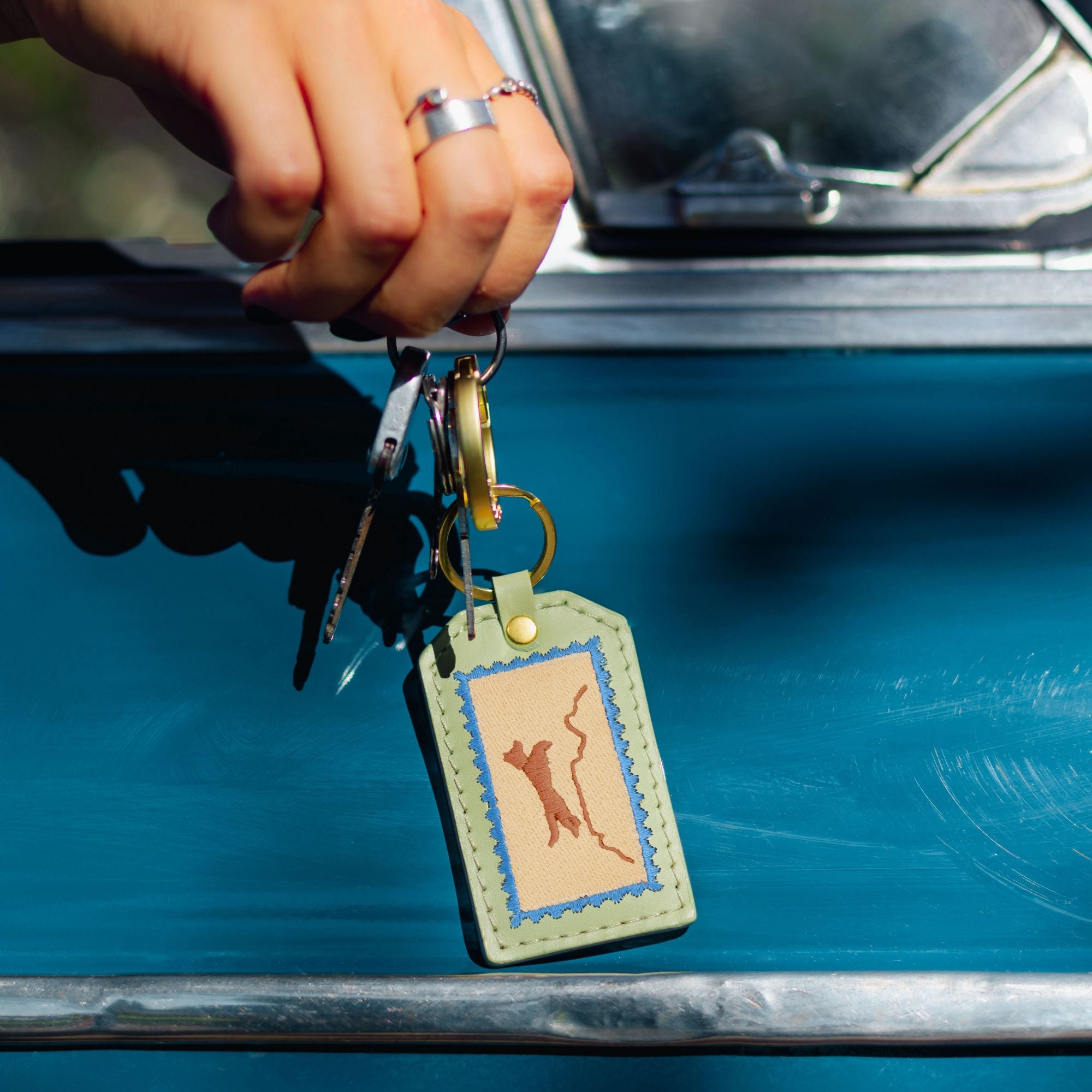 Embroidered Keyring | Buchu