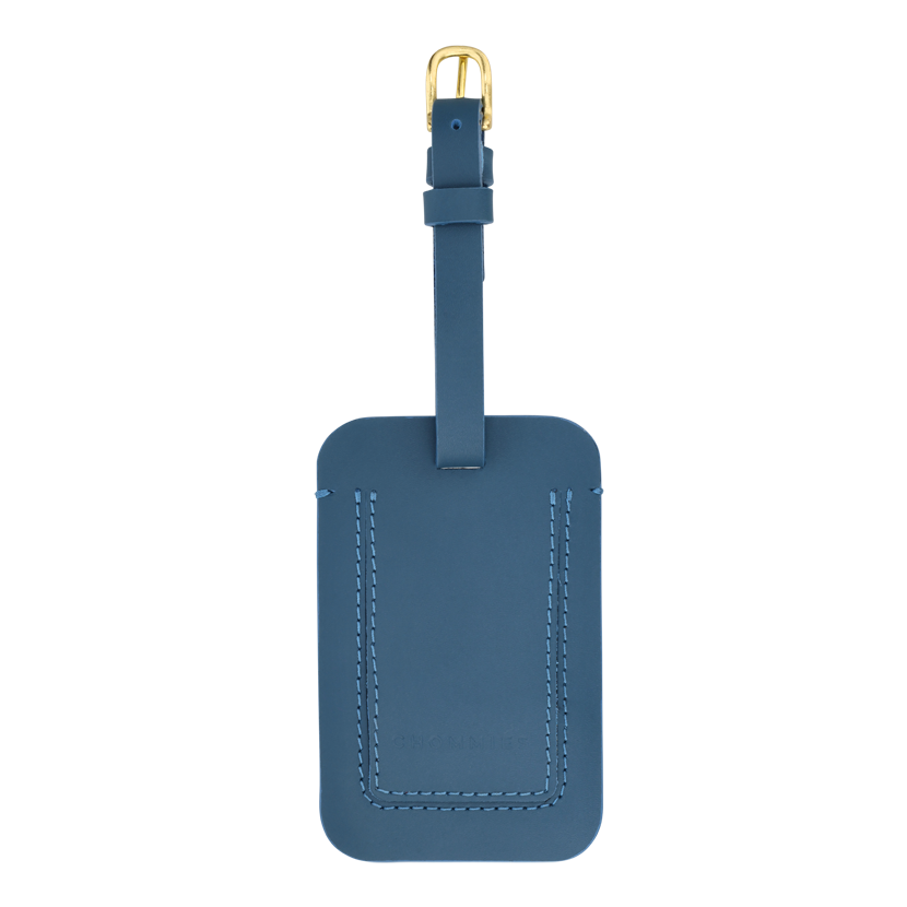 Embroidered Luggage Tag | Bloublommetjie