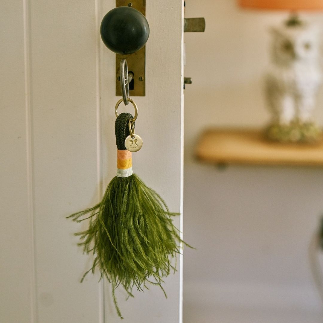 Feather Keyring | Spring