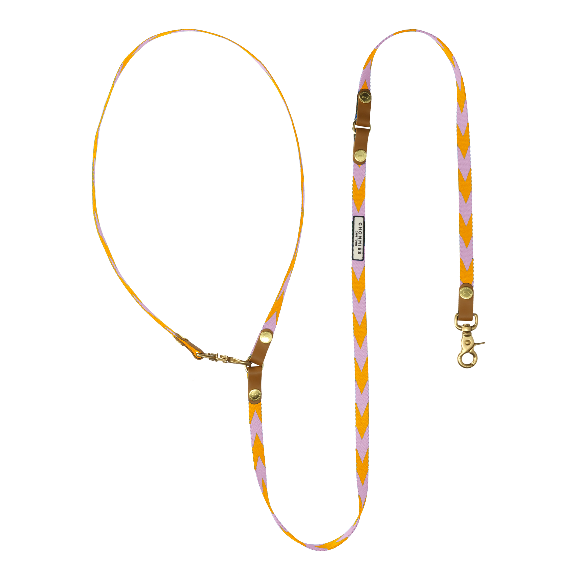 HandsFree Dog Leash | Lilac & Yellow Mini