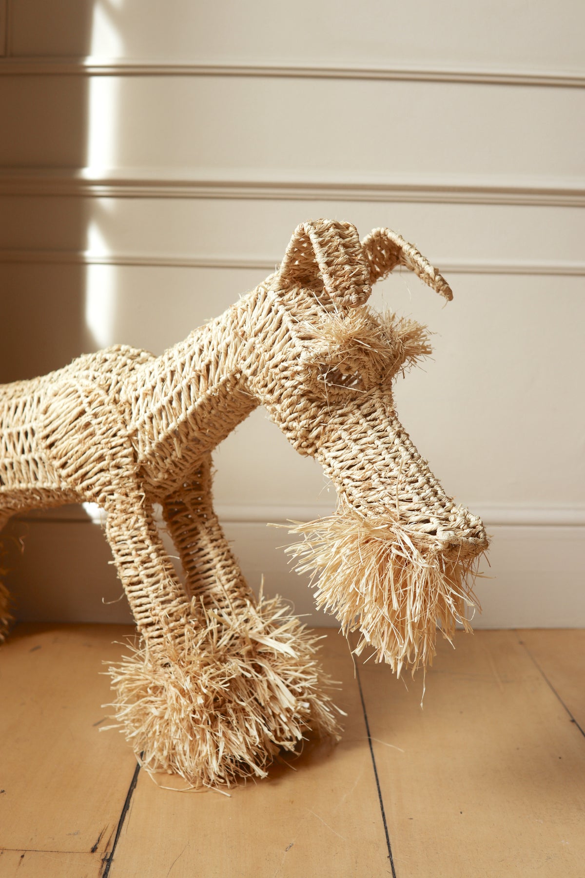 Robinson Raffia Dog | Small