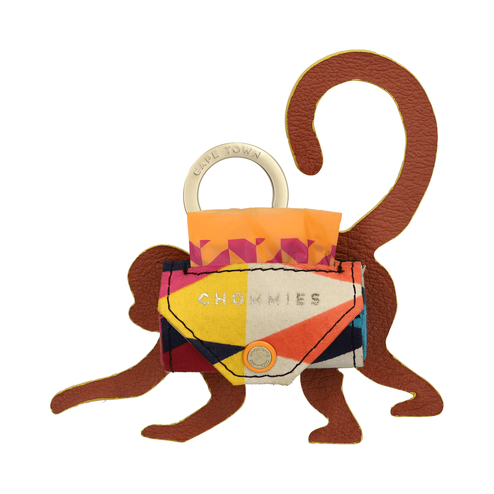 Monkey Business Poo-Bag Holder | Cognac West