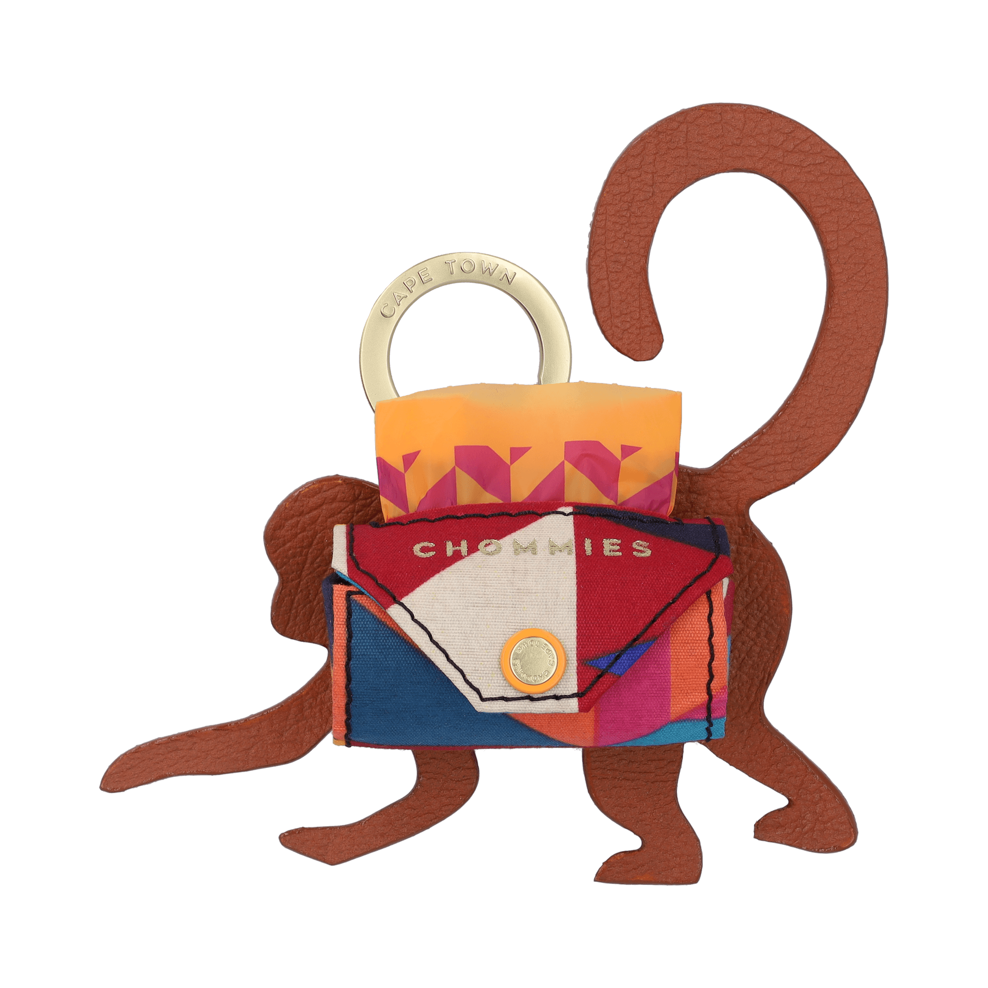 Monkey Business Poo-Bag Holder | Green Shady
