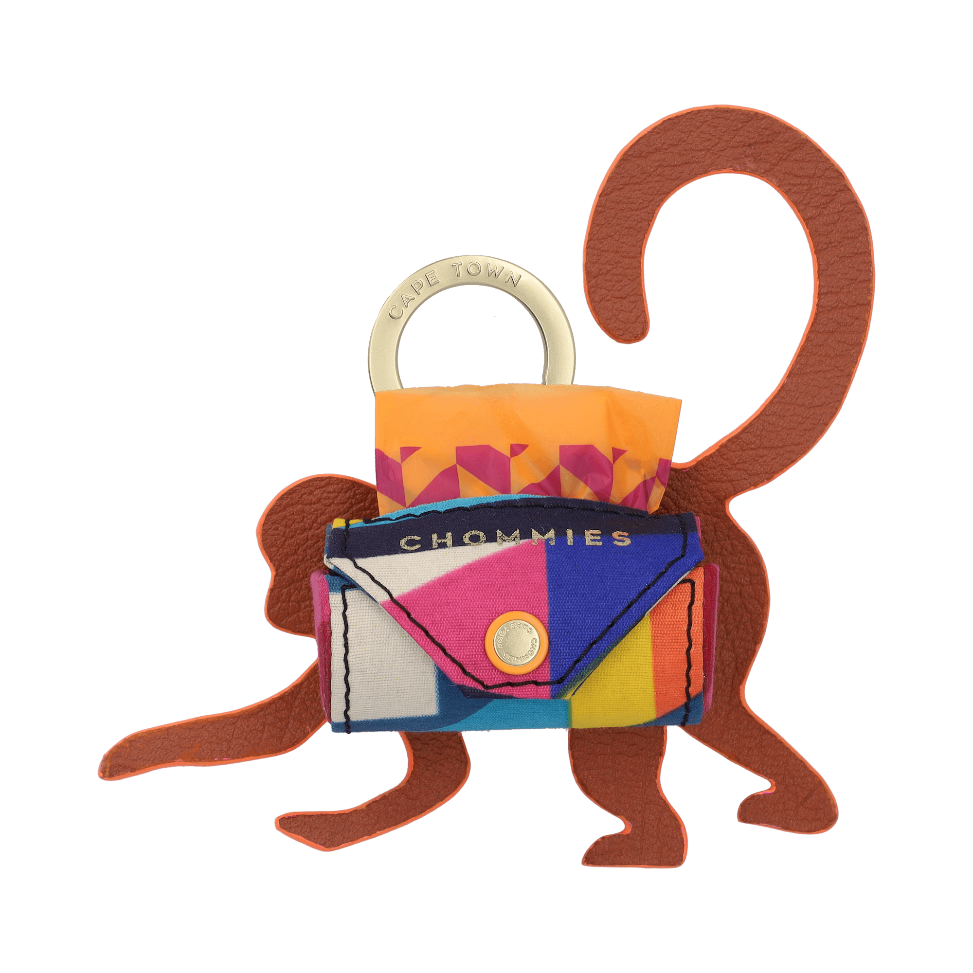 Monkey Business Poo-Bag Holder | Pink Lizzo