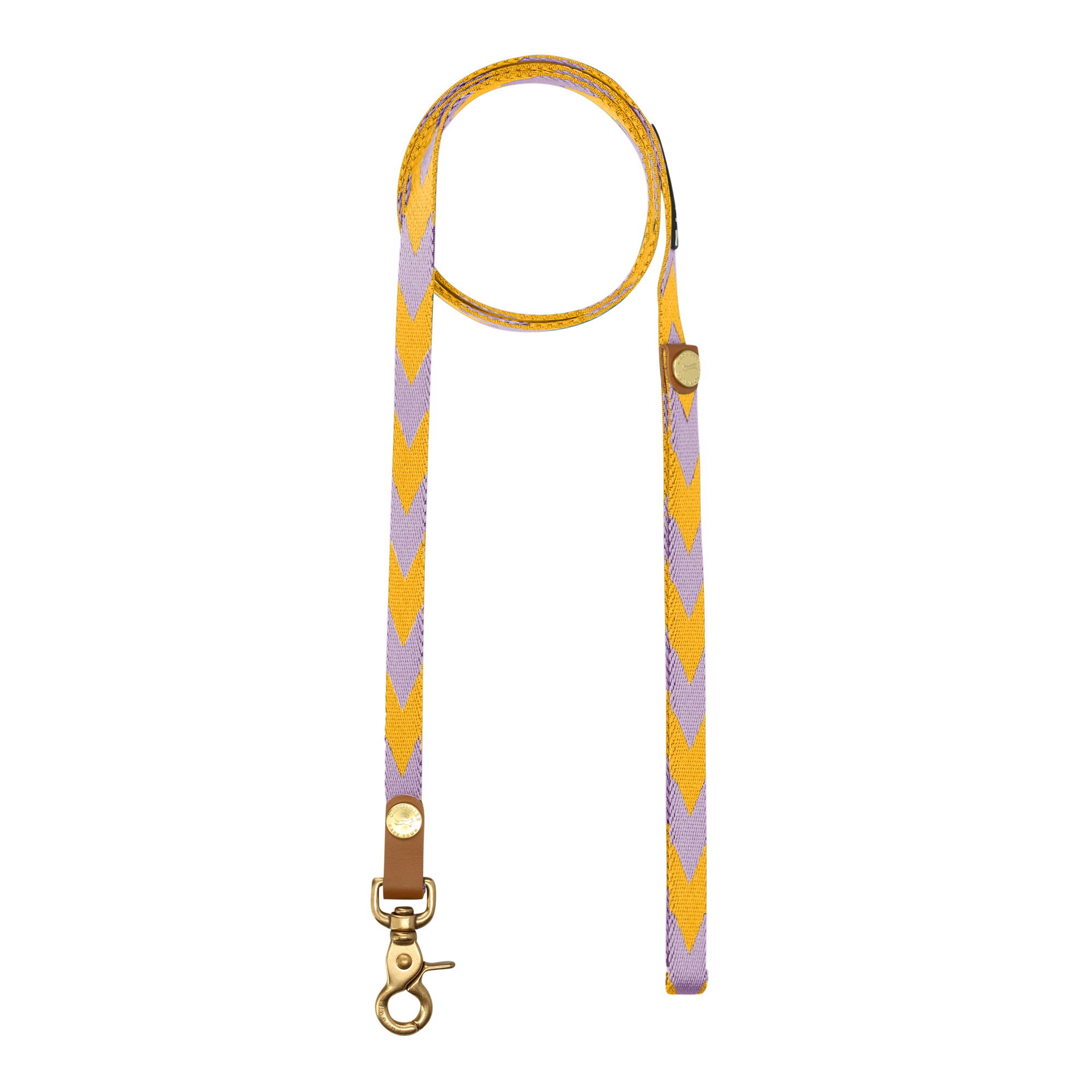 Everyday Leash | Lilac & Yellow