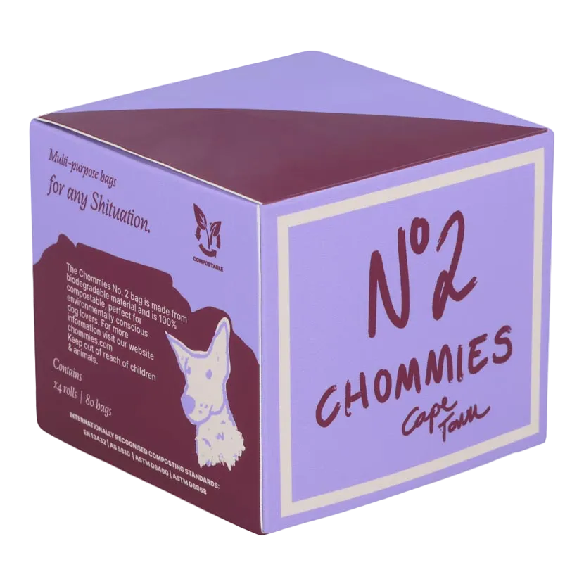 Box of 4 rolls of biodegradable poo bags