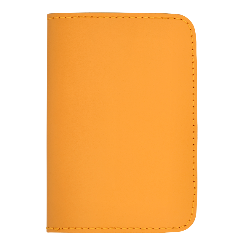 Plain Passport Holder | Kumquat