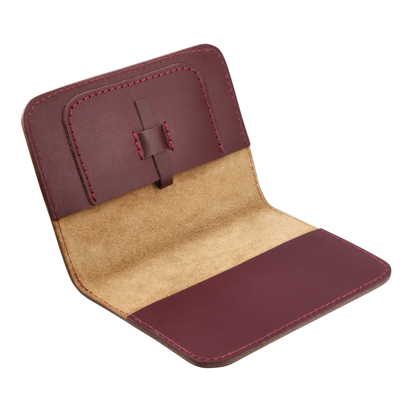 Plain Passport Holder | Burgundy