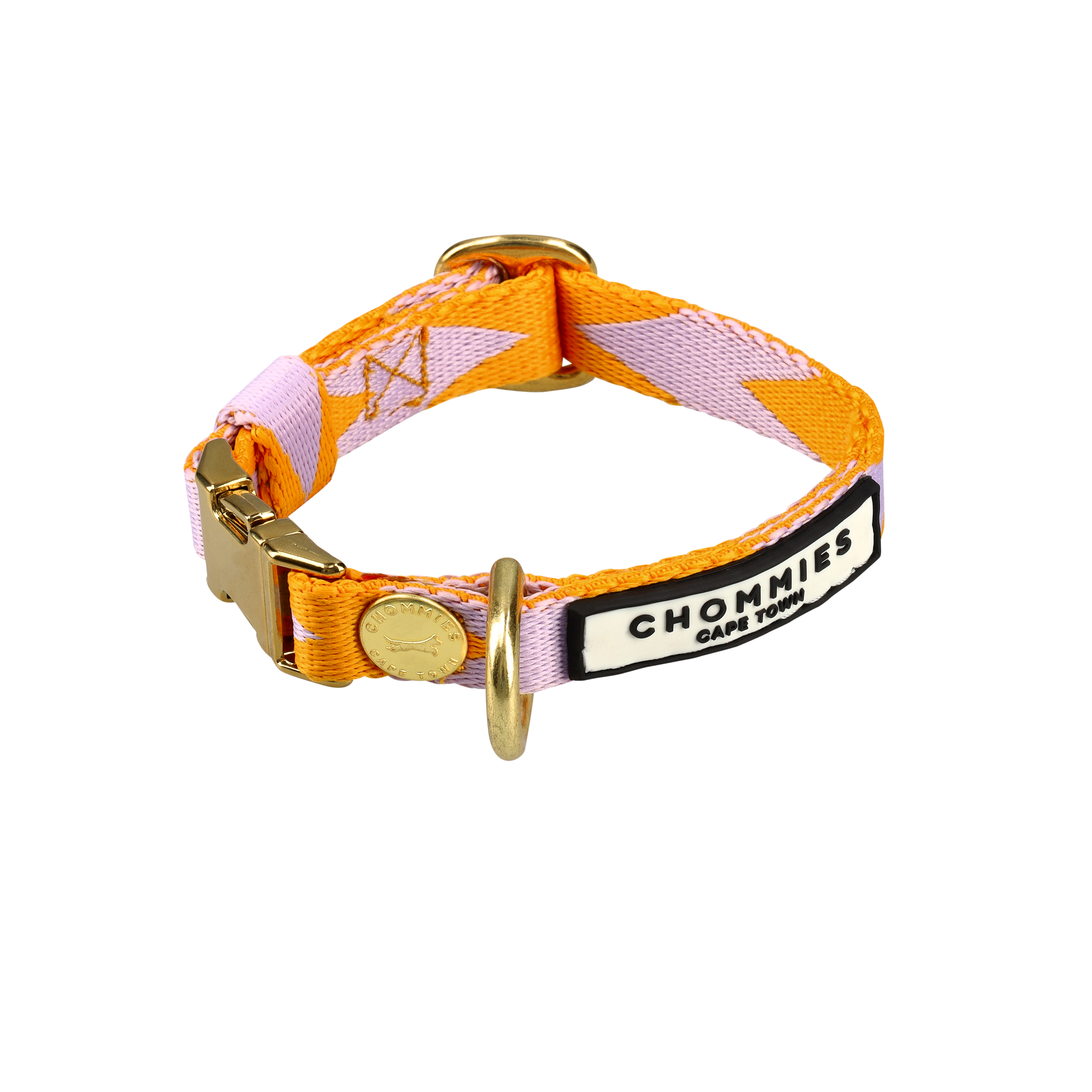 Adjustable Quick-Release Collar | Lilac & Yellow