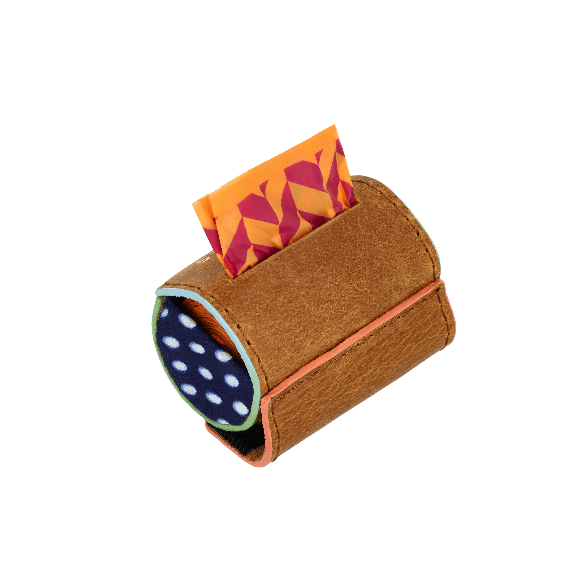 Brown poo bag with 'CHOMMIES' branding.