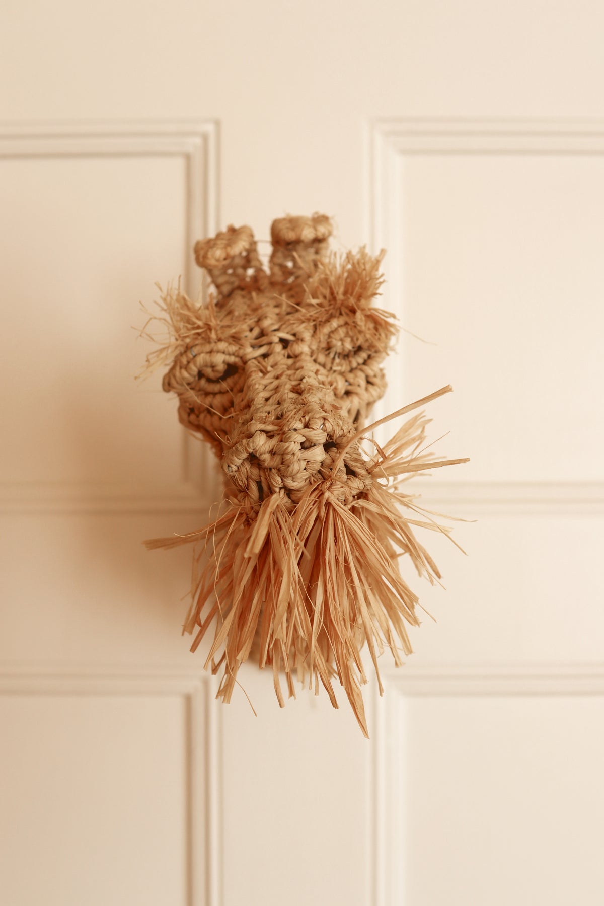 Robinson Raffia Dog Head