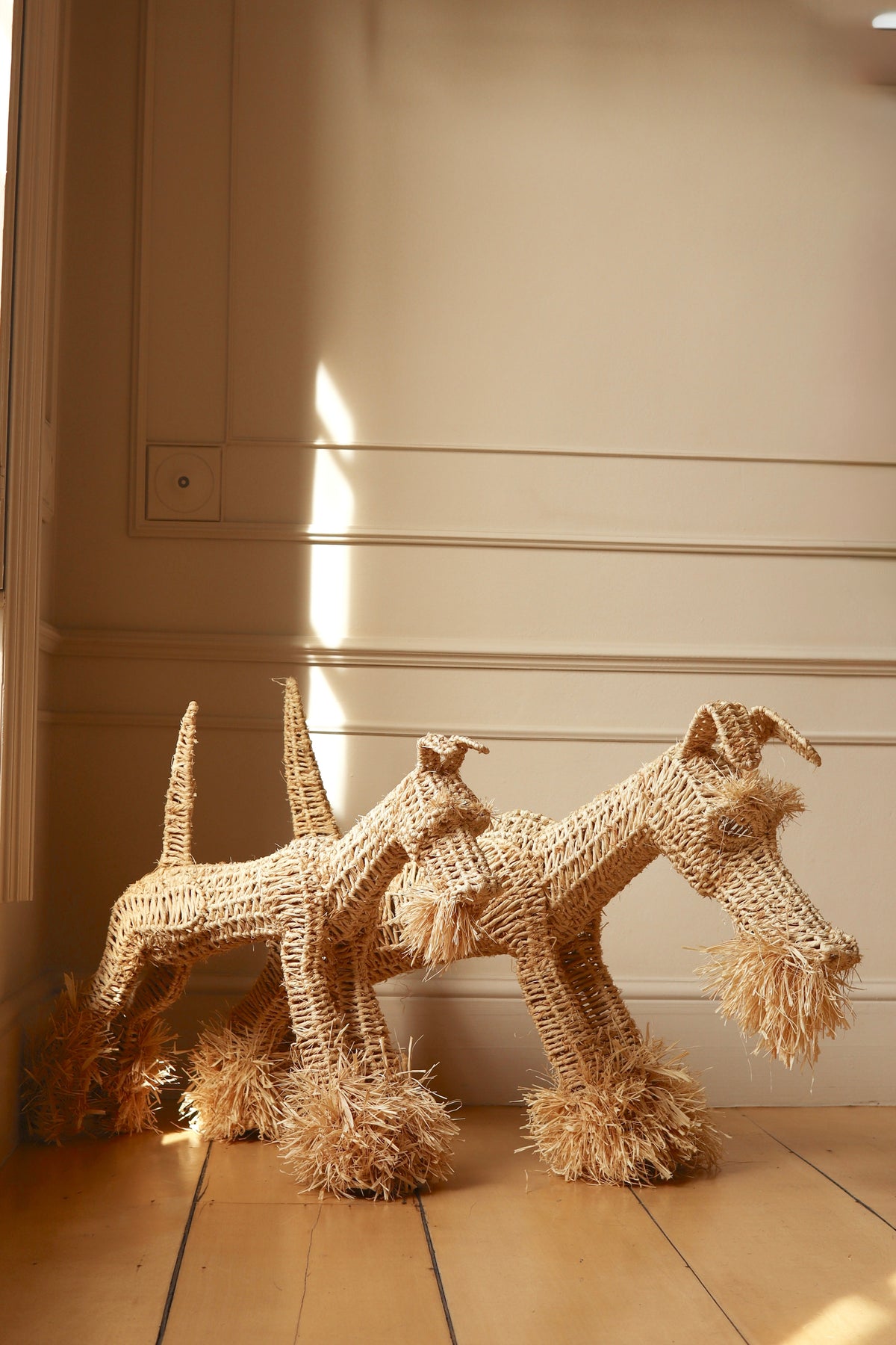 Robinson Raffia Dog | Small
