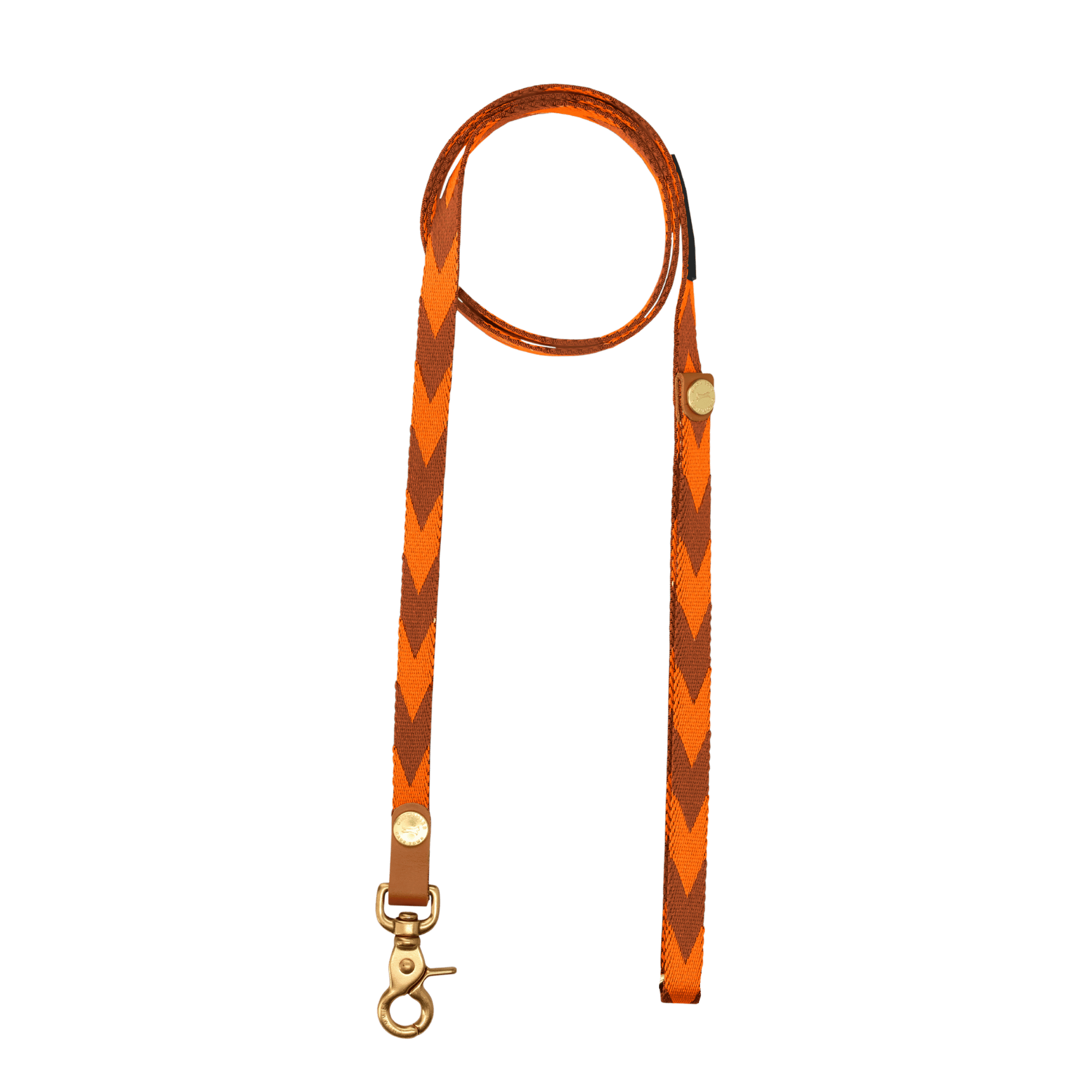 Everyday Dog Leash | Orange & Cognac