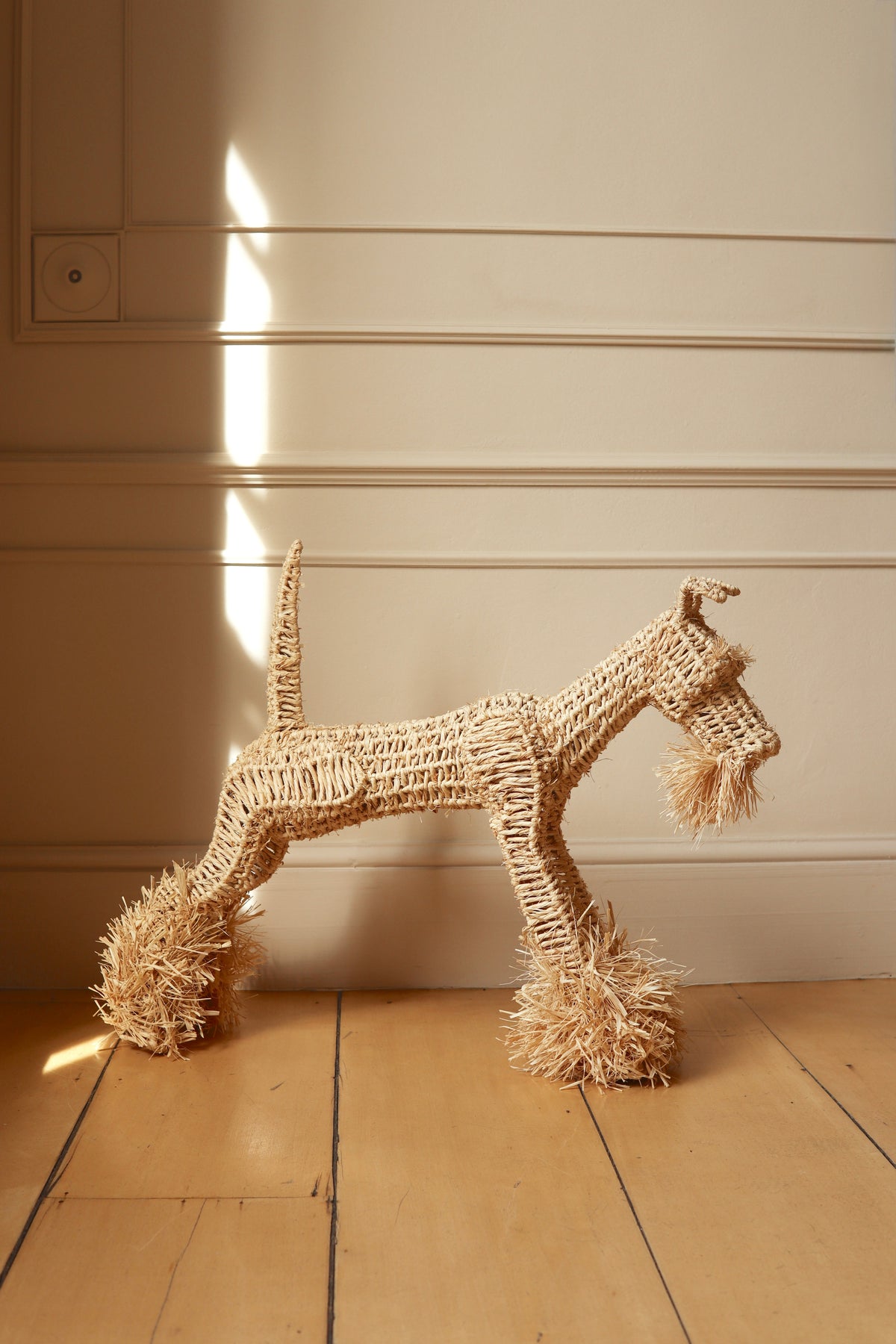 Robinson Raffia Dog | Small