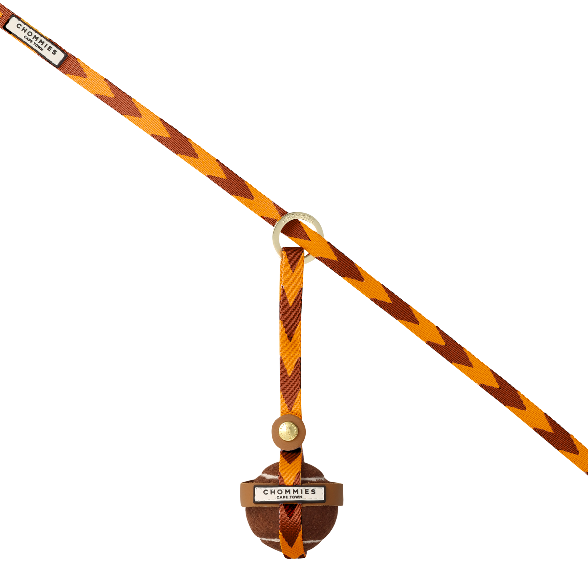 Tennis Ball Carrier | Orange & Cognac