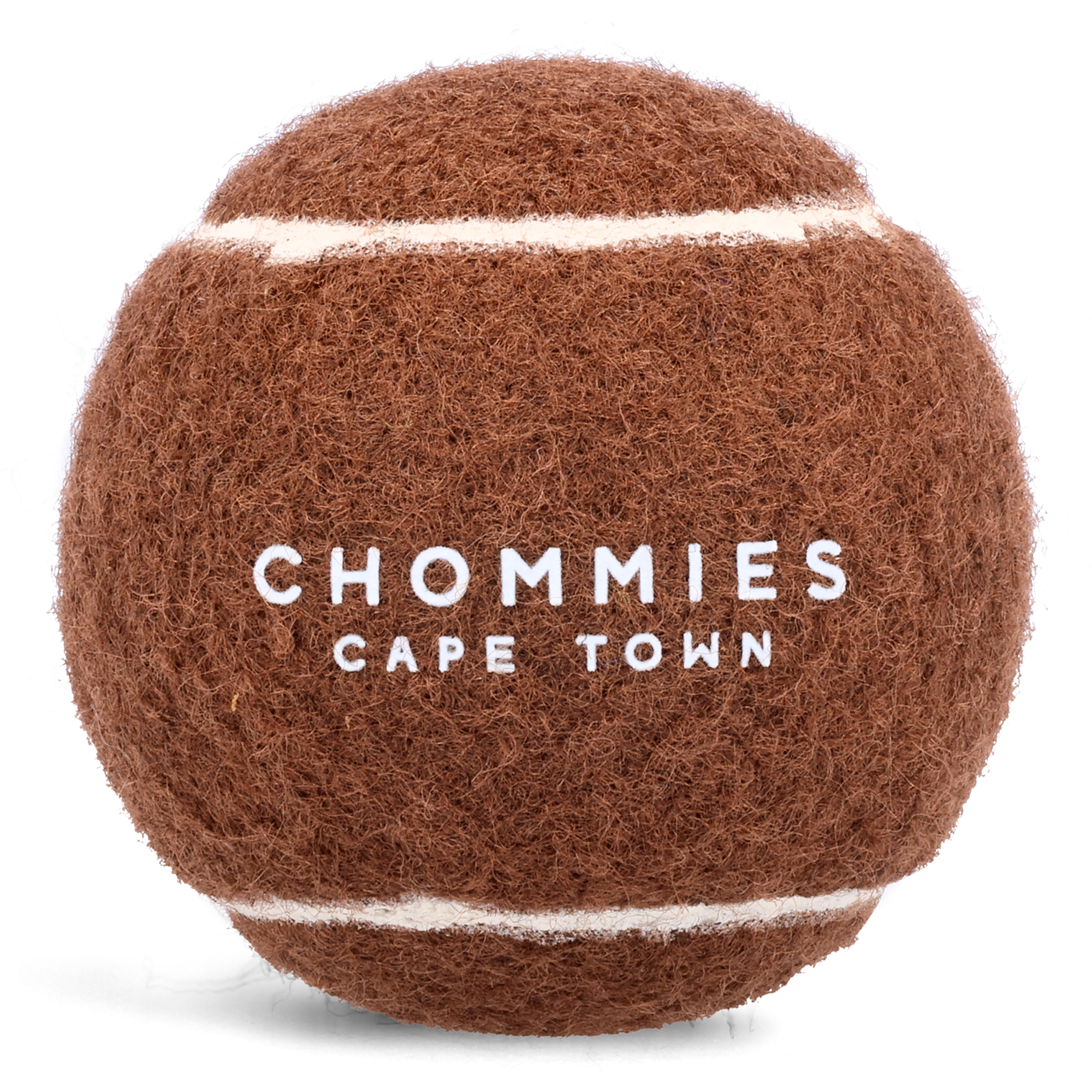 Chommies Branded Tennis Ball | Chocolate Brown