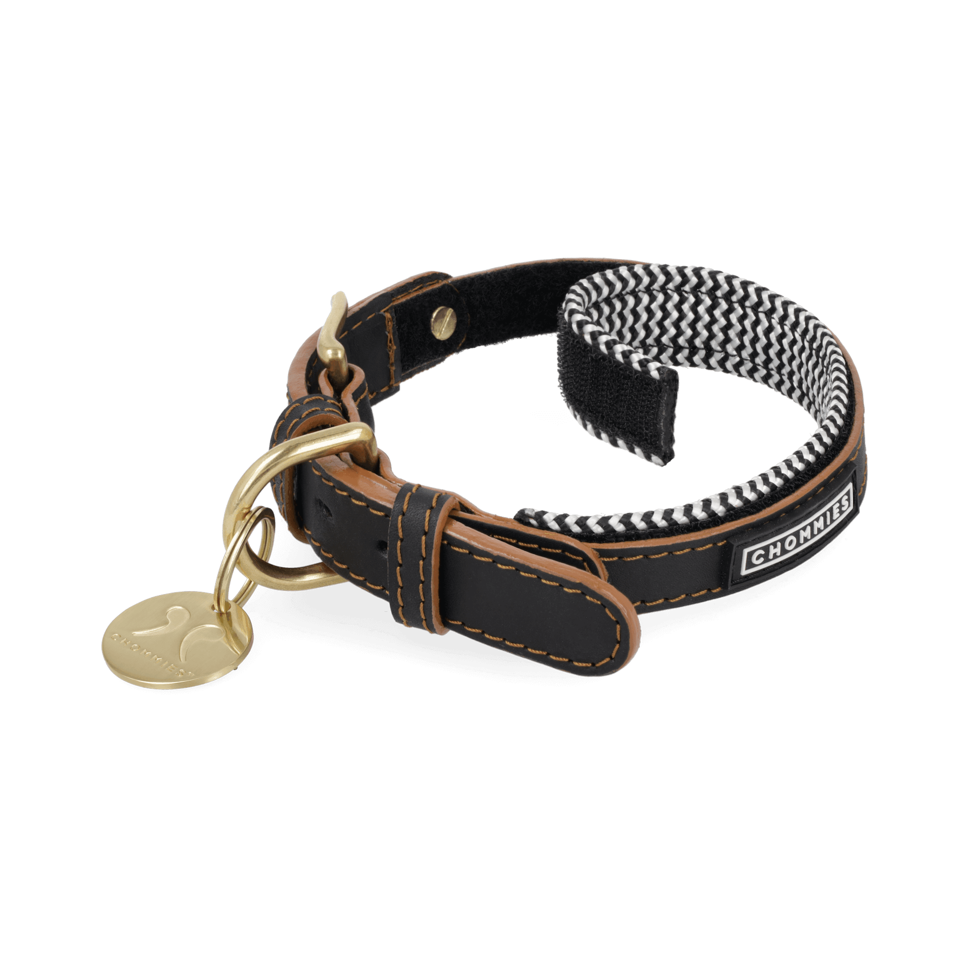 Chommies Adjustable Leather Dog Collar | Hendrix