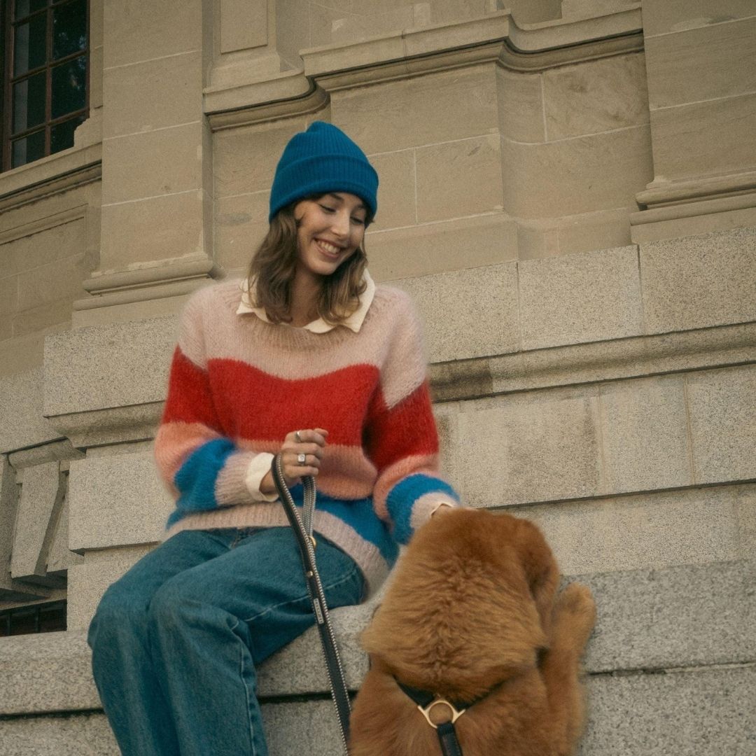 Cashmere Beanie | Blue Monday