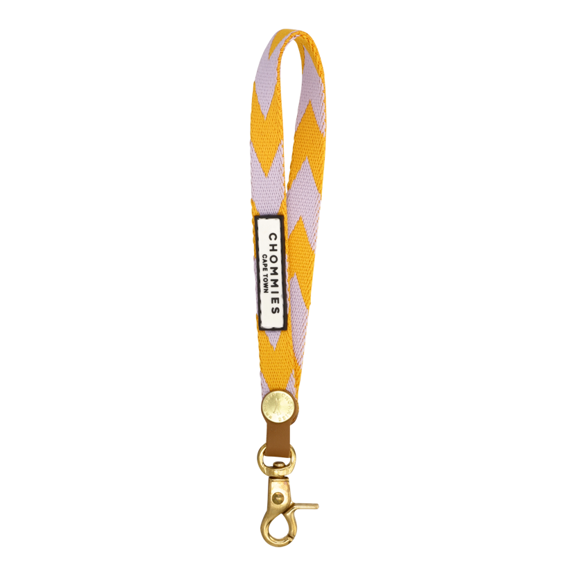 Handle Keyring | Lilac & Yellow