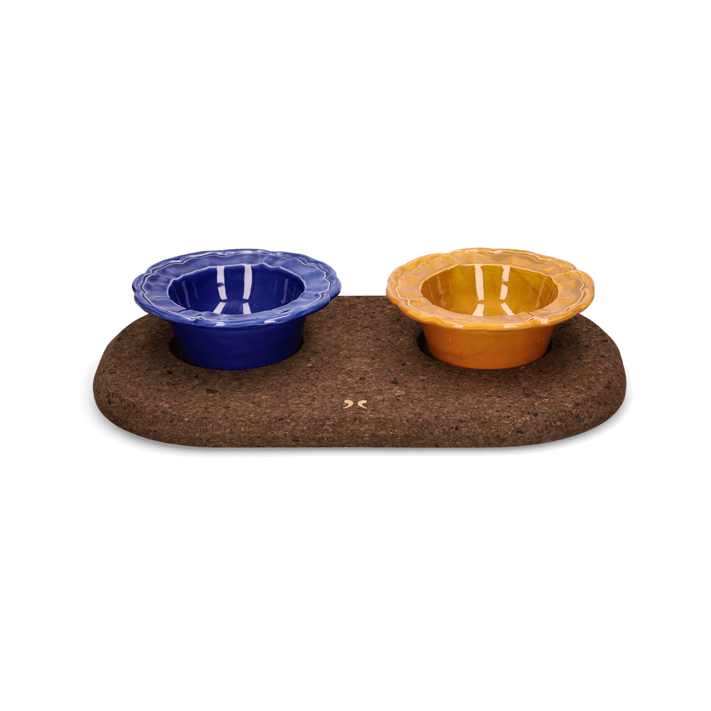 Chommies Ceramic Boujee Dog Bowl | Crème Brûlée